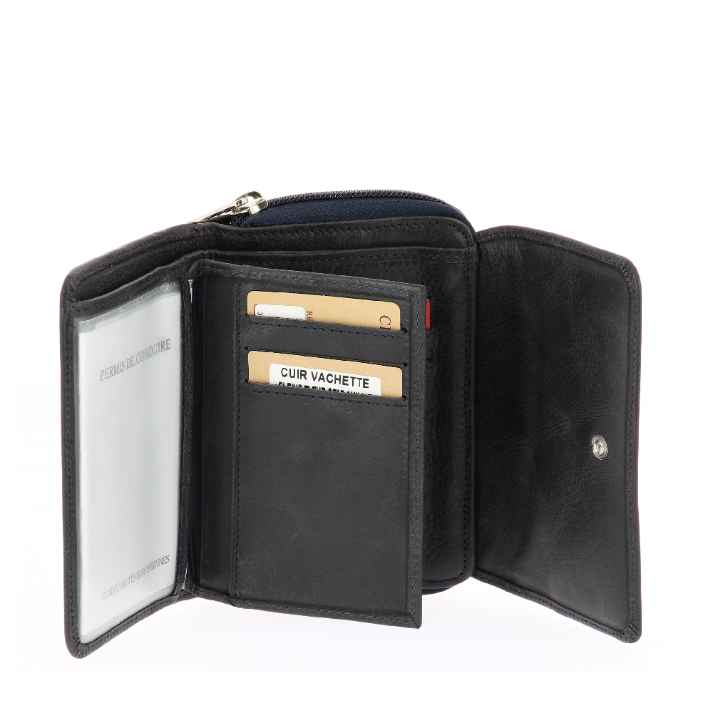 arthur-et-aston-rose-porte-monnaie-cartes-cuir-noir-2 image 8