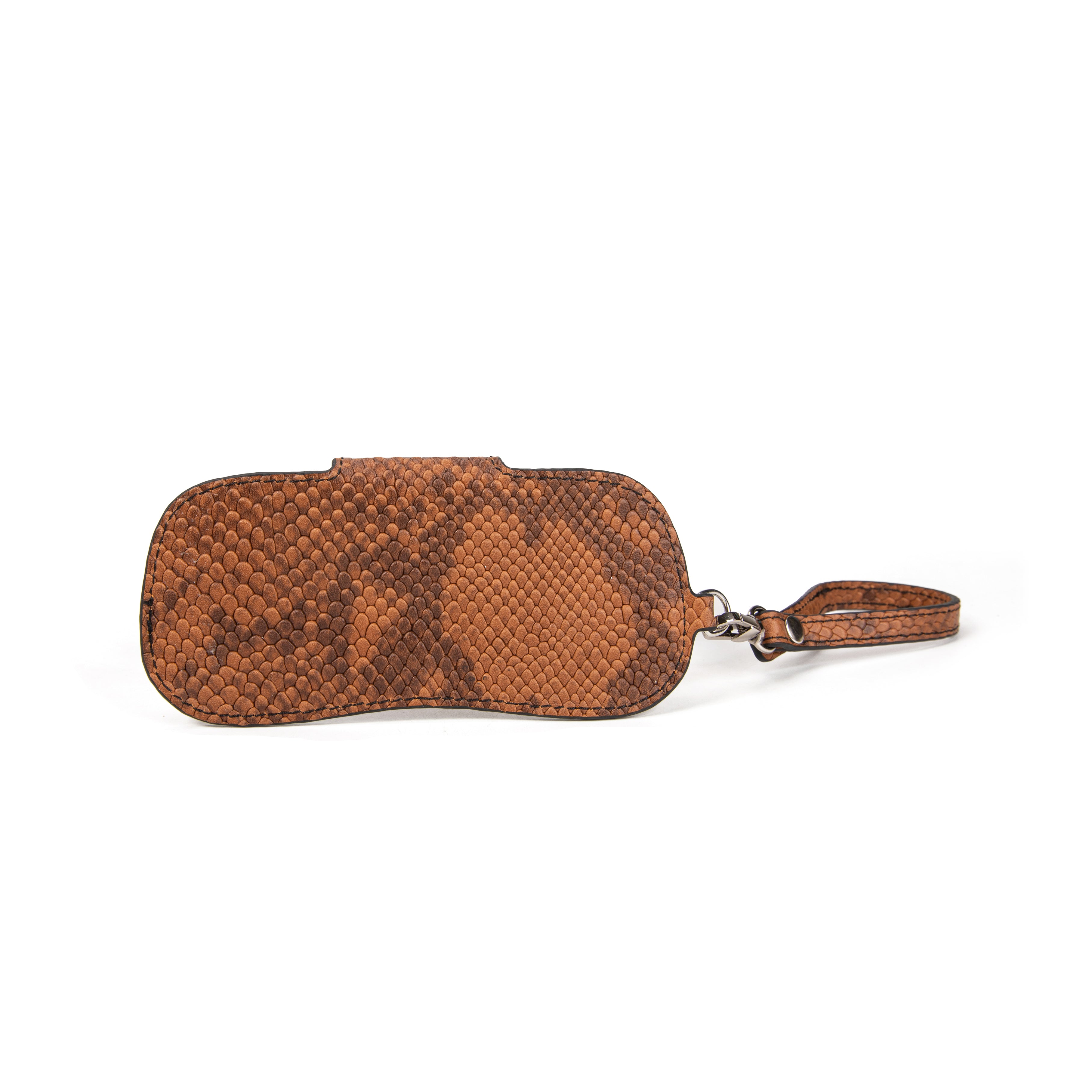 kate-lee-ecrin-tui-lunettes-cuir-camel-serpent image 2