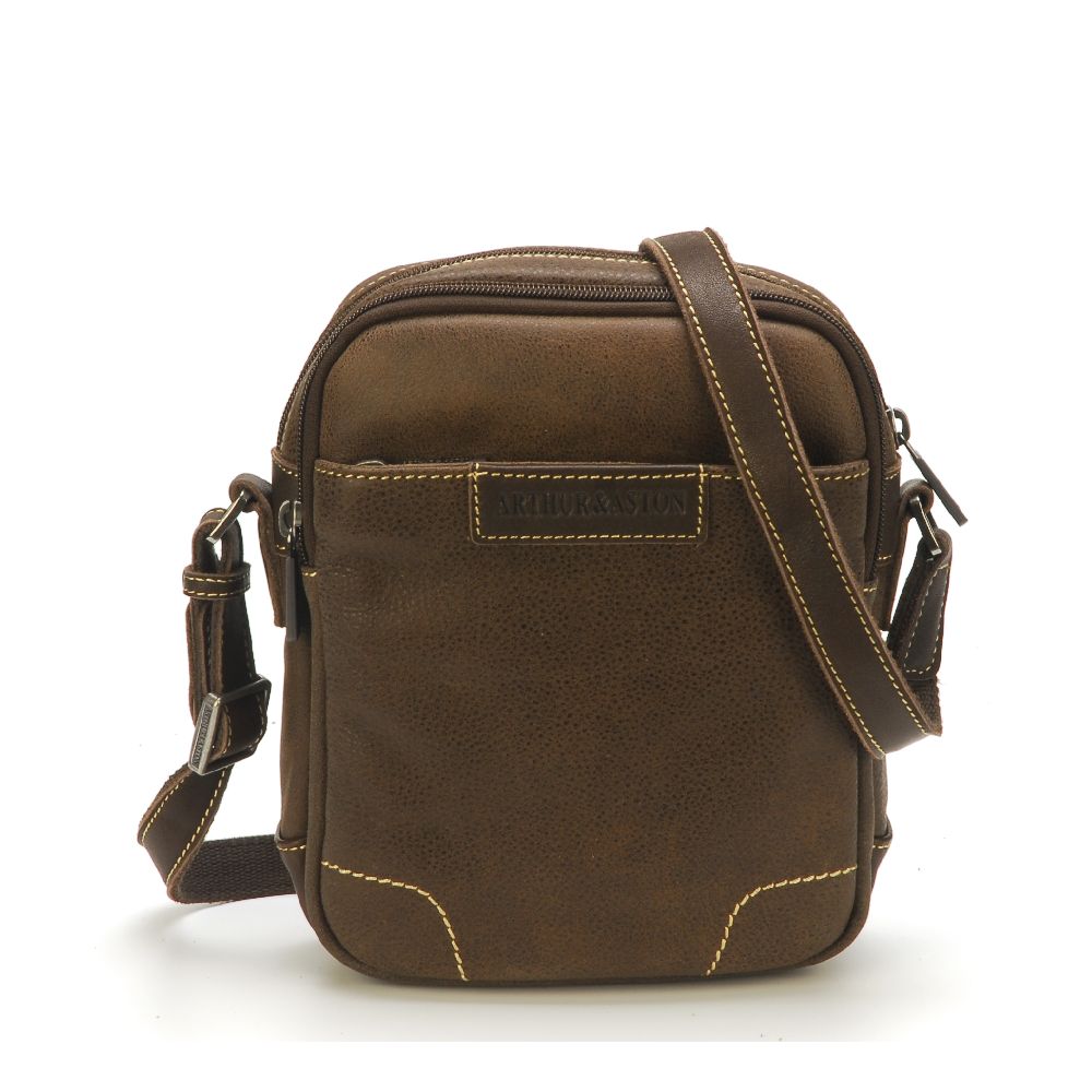 arthur-et-aston-marco-sac-travers-cuir-noir-vachette image 8