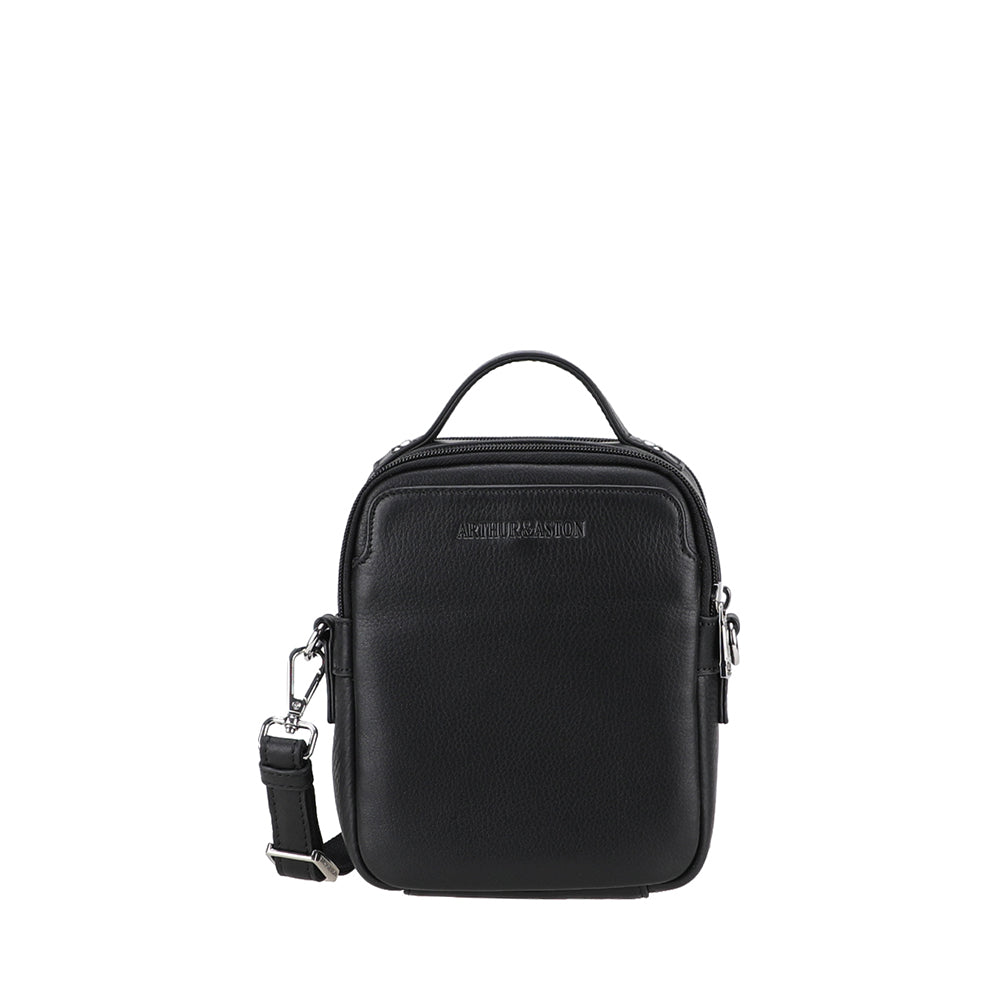 arthur-et-aston-ange-petite-sacoche-cuir-ch-taigne-homme image 5