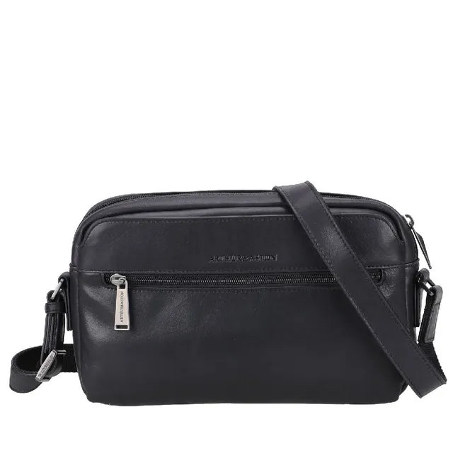 arthur-et-aston-cosmo-besace-cuir-noir image 1