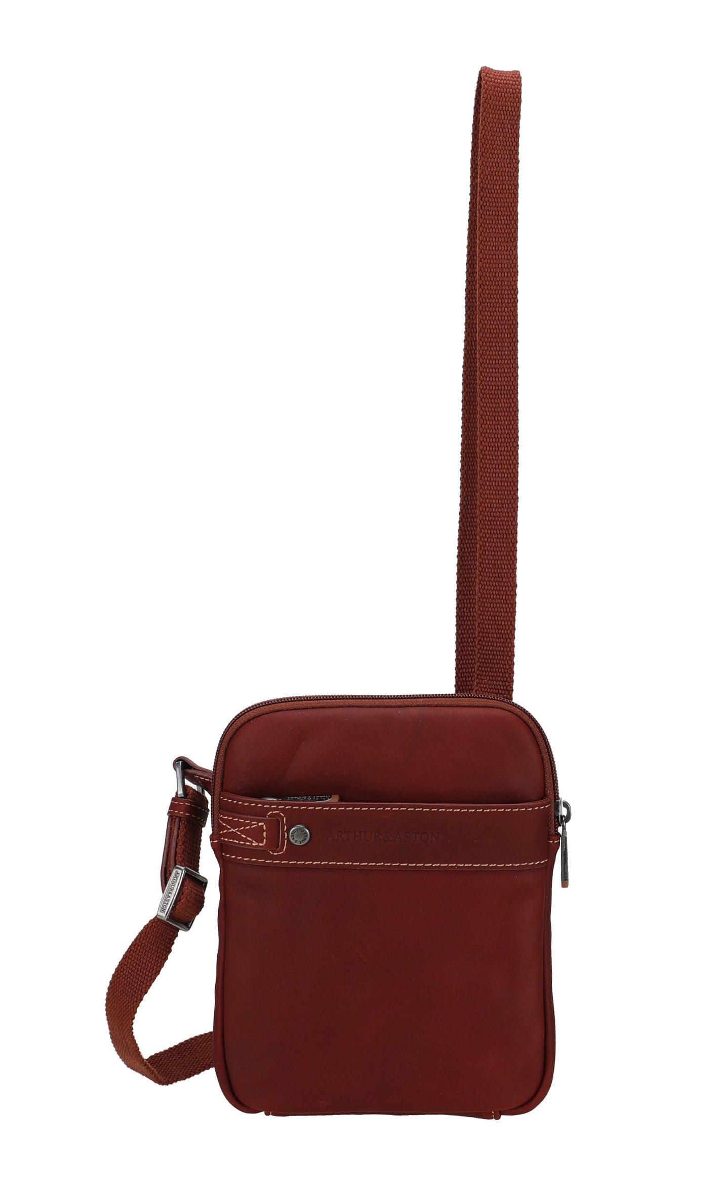 arthur-et-aston-n-ro-body-bag-cuir-homme-noir-pleine-fleur image 5