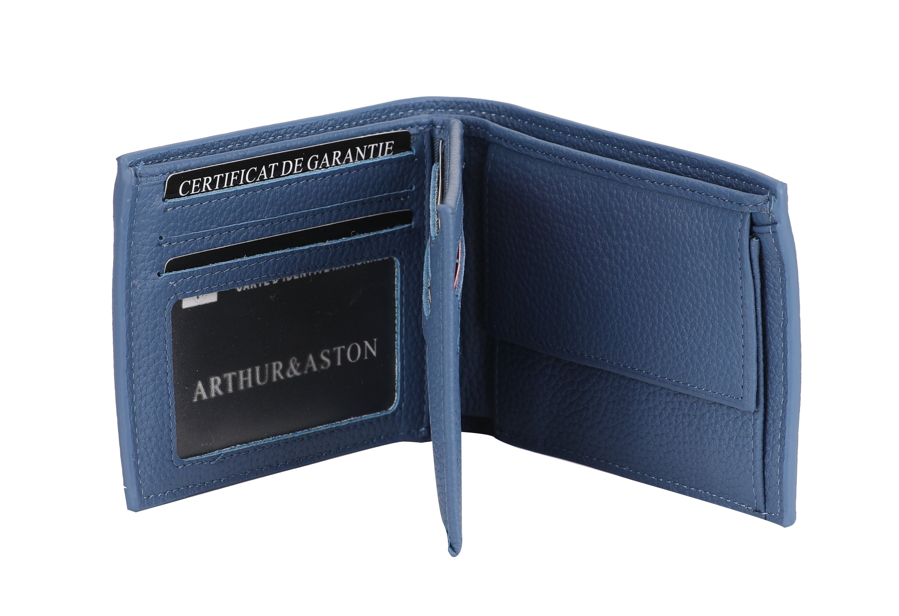 arthur-et-aston-joy-portefeuille-cuir-bleu-compact image 6