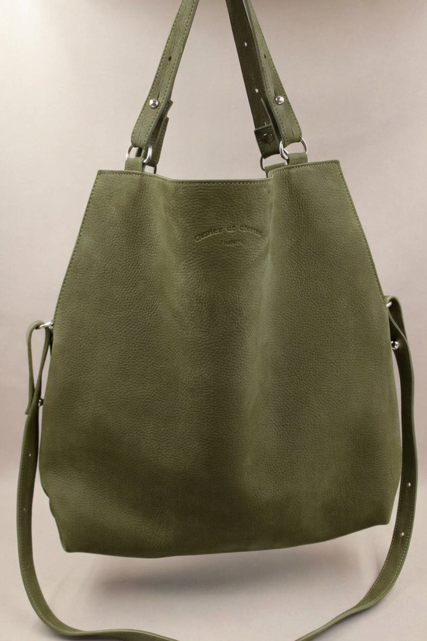 charles-et-charlus-touquet-l-sac-nubuck-kaki-41-cm image 1