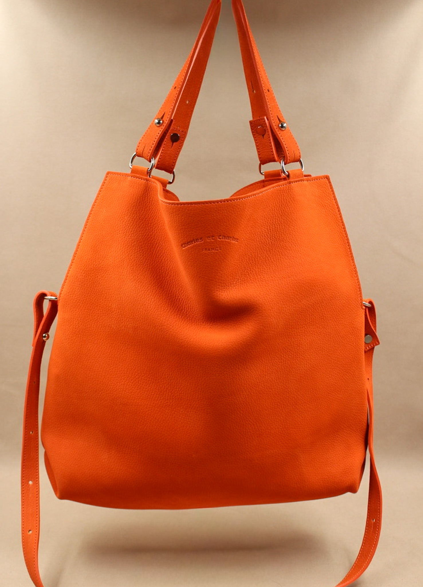 charles-et-charlus-touquet-l-sac-nubuck-kaki-41-cm image 8