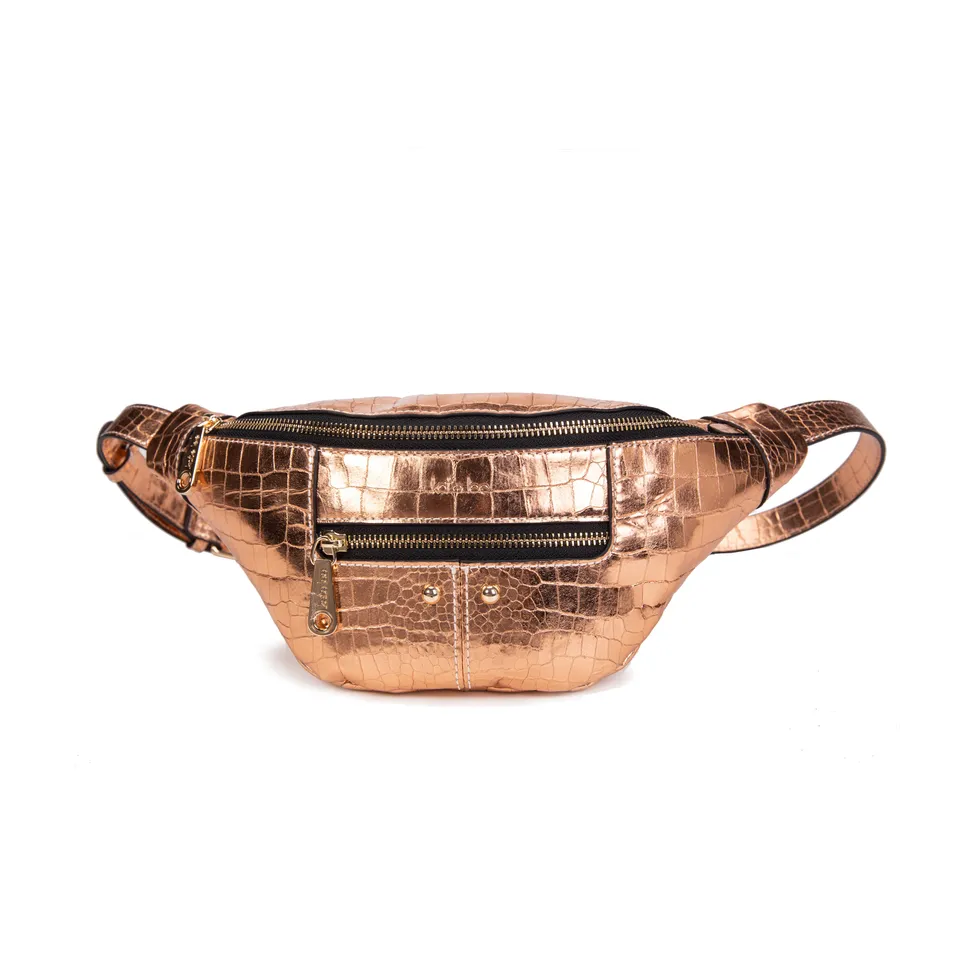 kate-lee-banane-triomf-cro-cuir-croco-rose-gold image 1