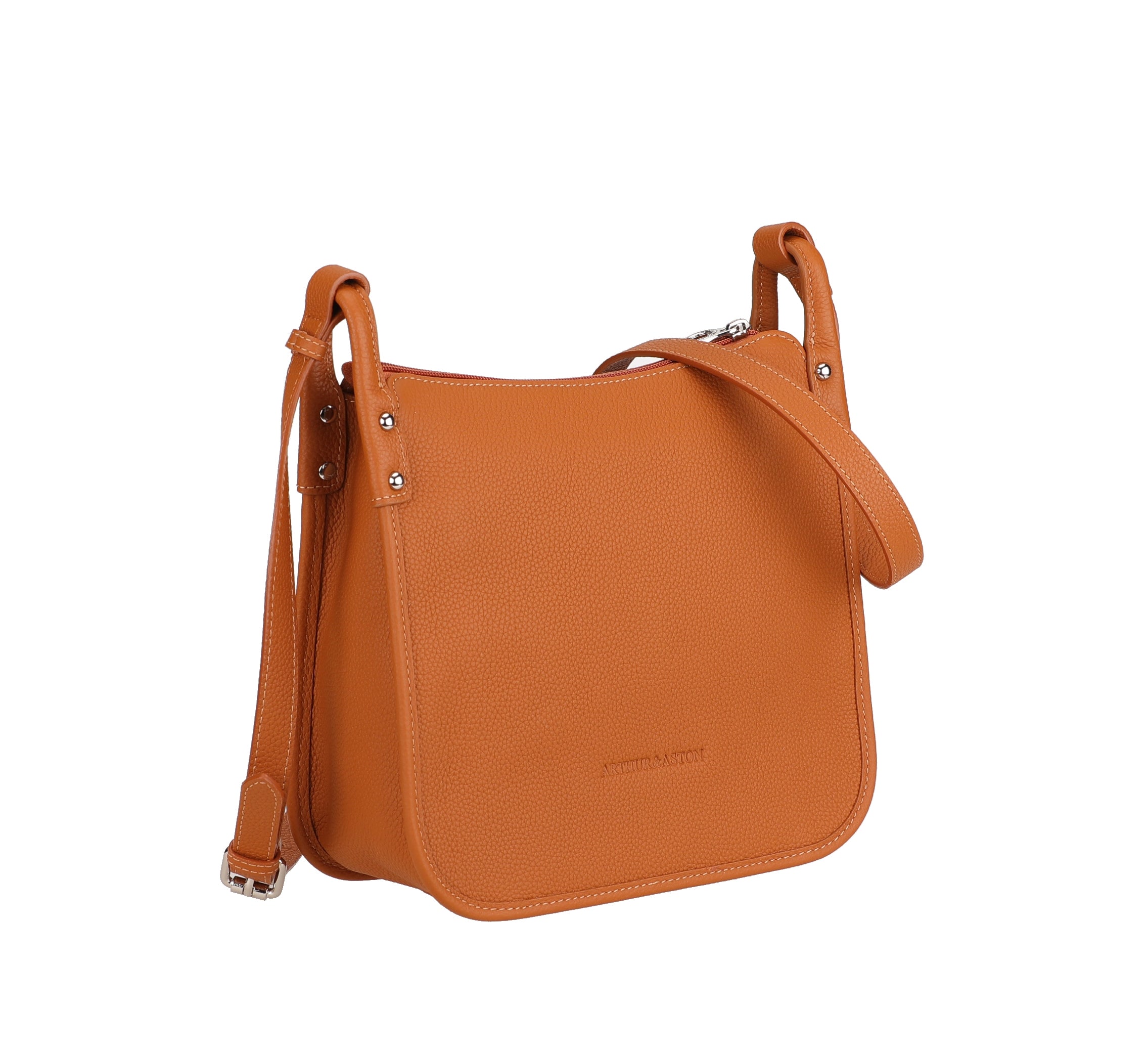 arthur-et-aston-rosalia-sac-bandouli-re-cuir-cognac-2 image 4