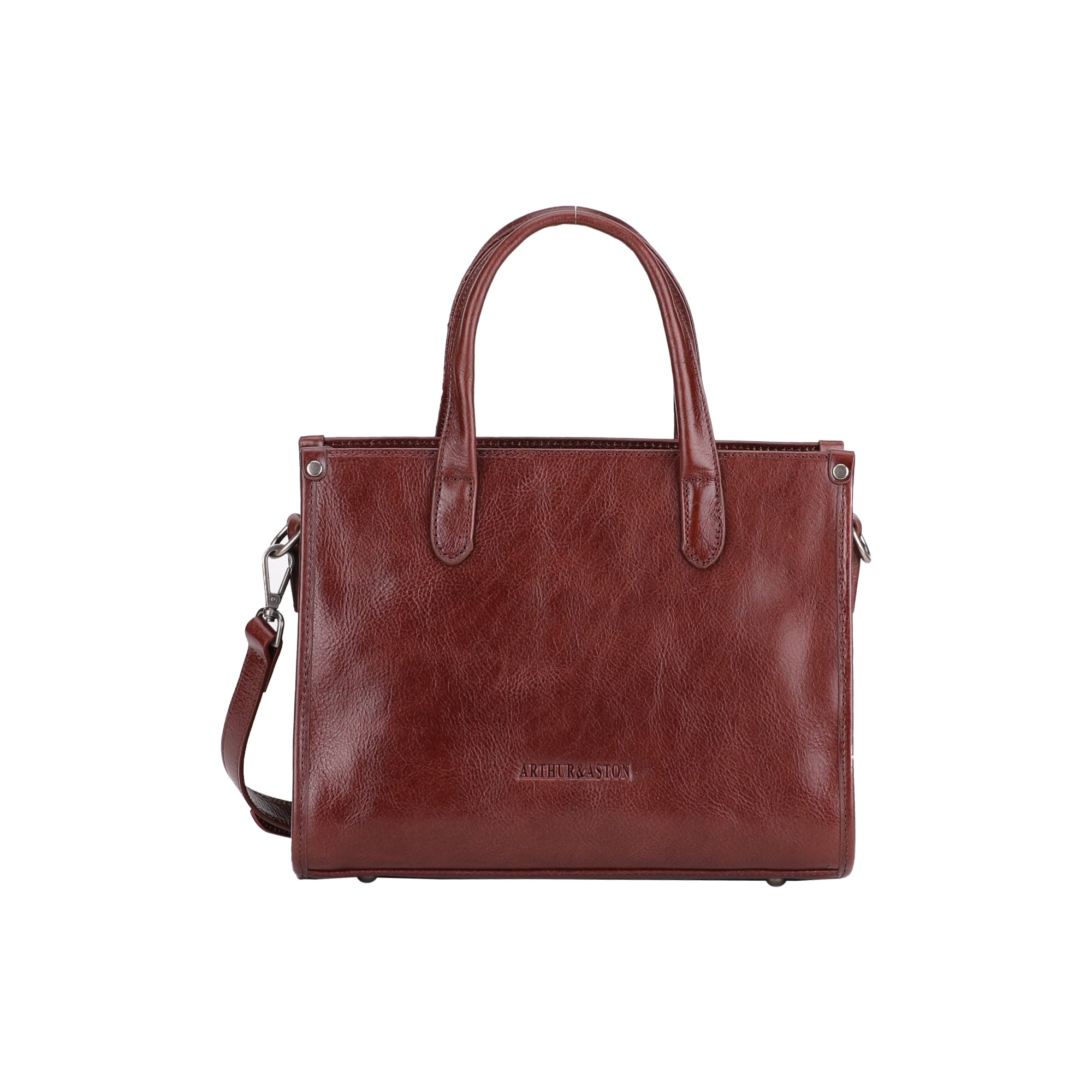 arthur-et-aston-edith-sac-main-cuir-ch-taigne-vachette image 2