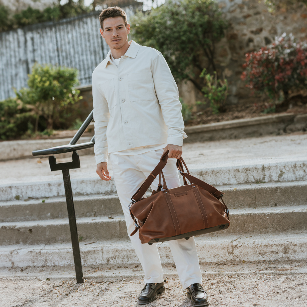 arthur-et-aston-johany-sac-de-voyage-cuir-cognac image 5