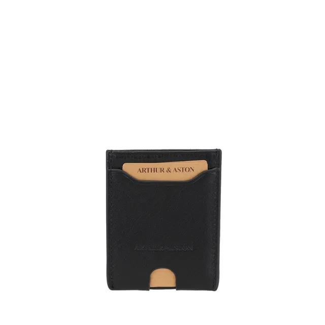 arthur-et-aston-l-on-porte-cartes-cuir-noir-homme image 1
