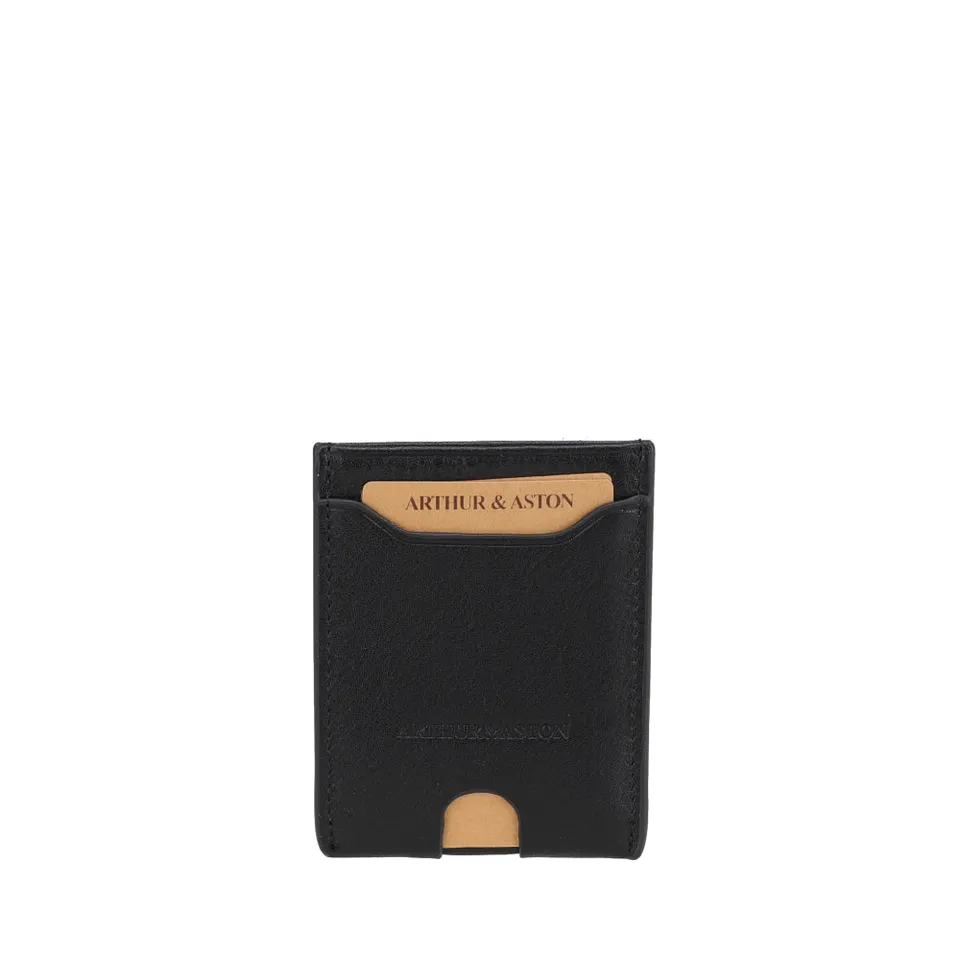 arthur-et-aston-l-on-porte-cartes-cuir-noir-homme image 1