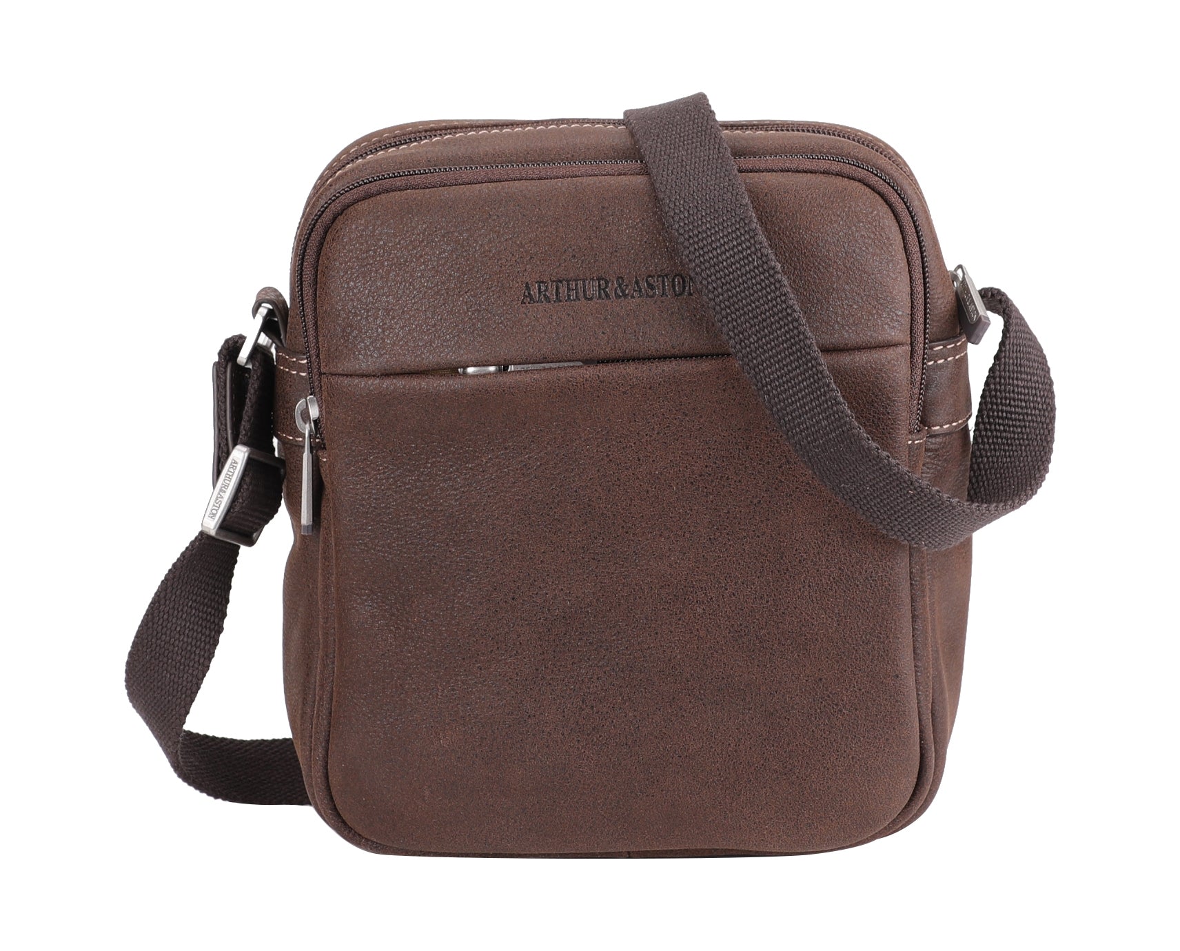 arthur-et-aston-cristiano-sac-travers-cuir-destroy-noir-homme image 5