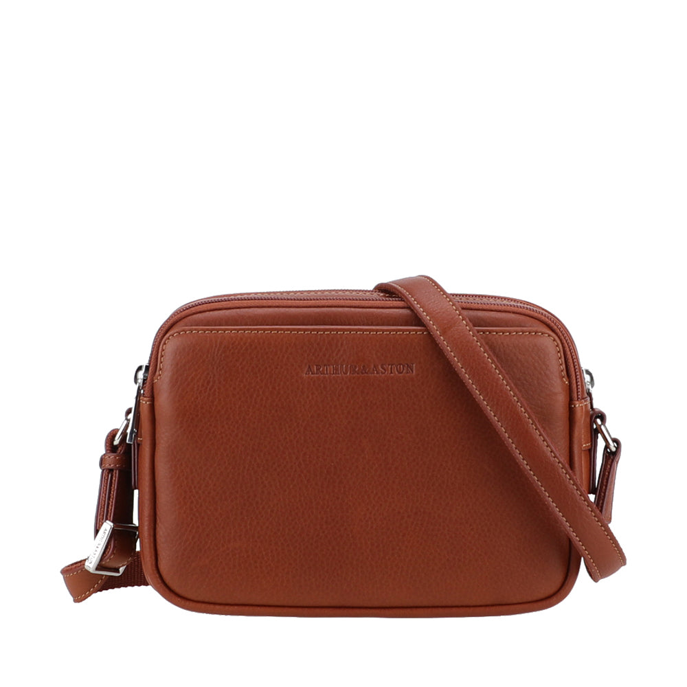 arthur-et-aston-ange-petite-besace-cuir-noir-vachette image 1