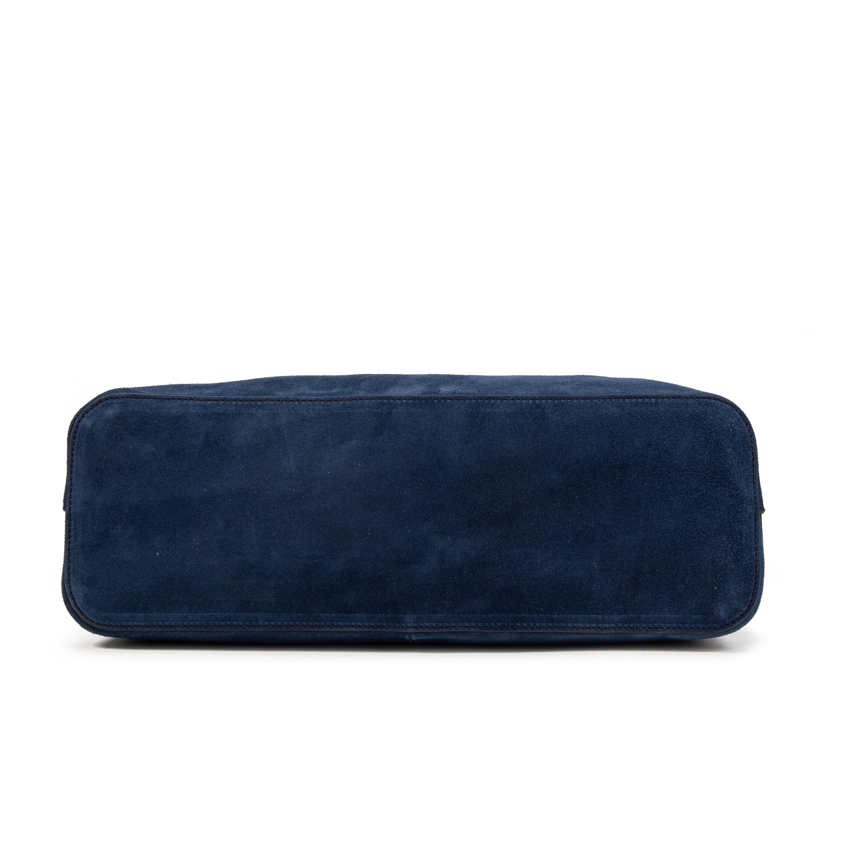 kate-lee-lune-sac-cabas-cuir-bleu-fonc-velours image 5
