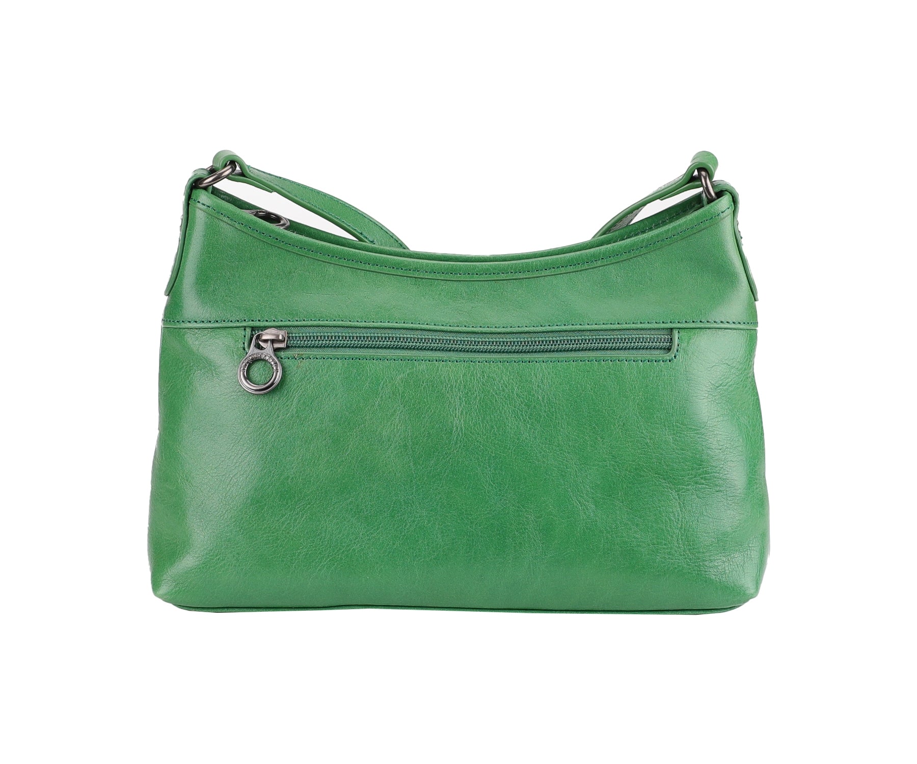 arthur-et-aston-edith-sac-bandouli-re-cuir-vert-demi-lune image 5