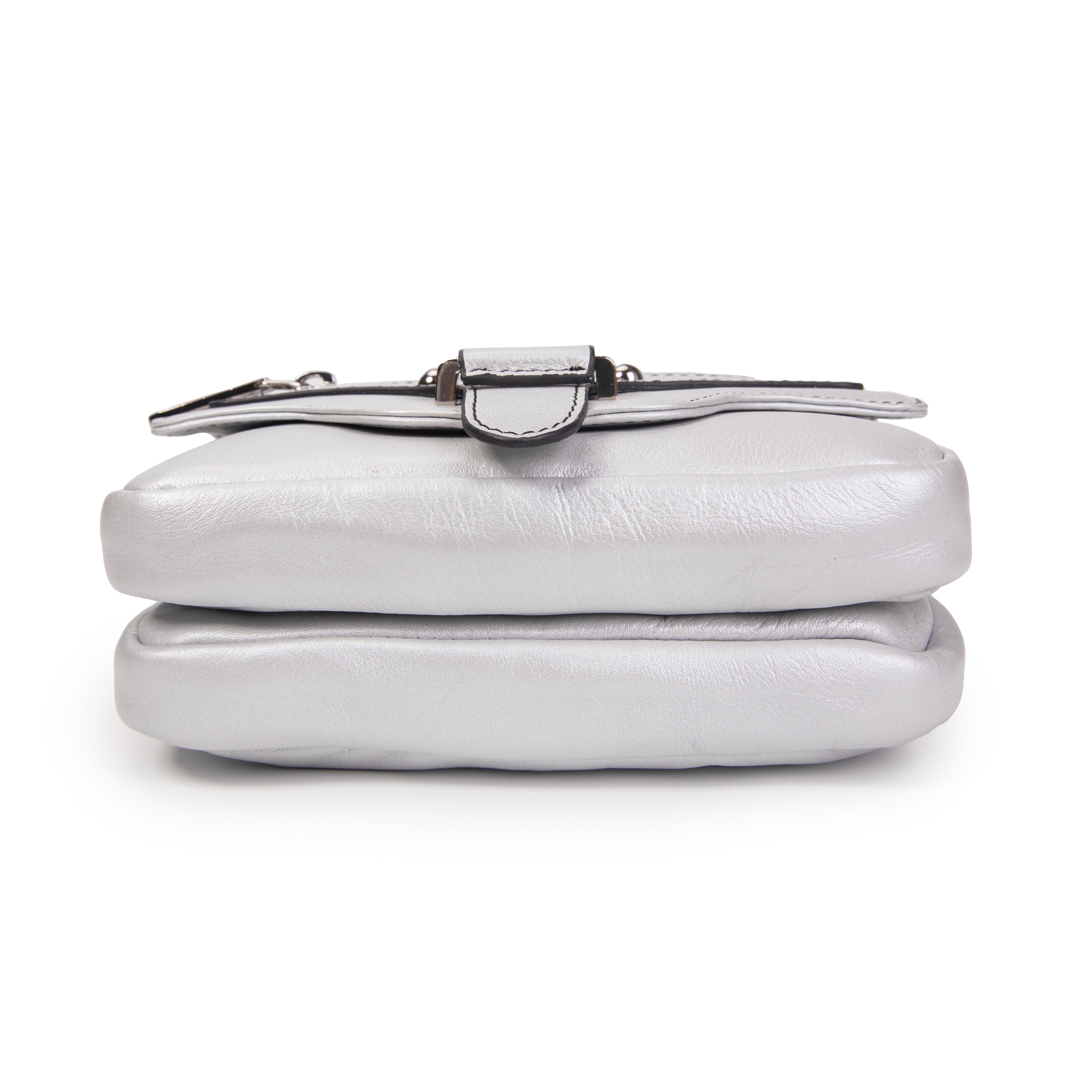 kate-lee-hena-sac-bandouli-re-cuir-gris-clair image 5