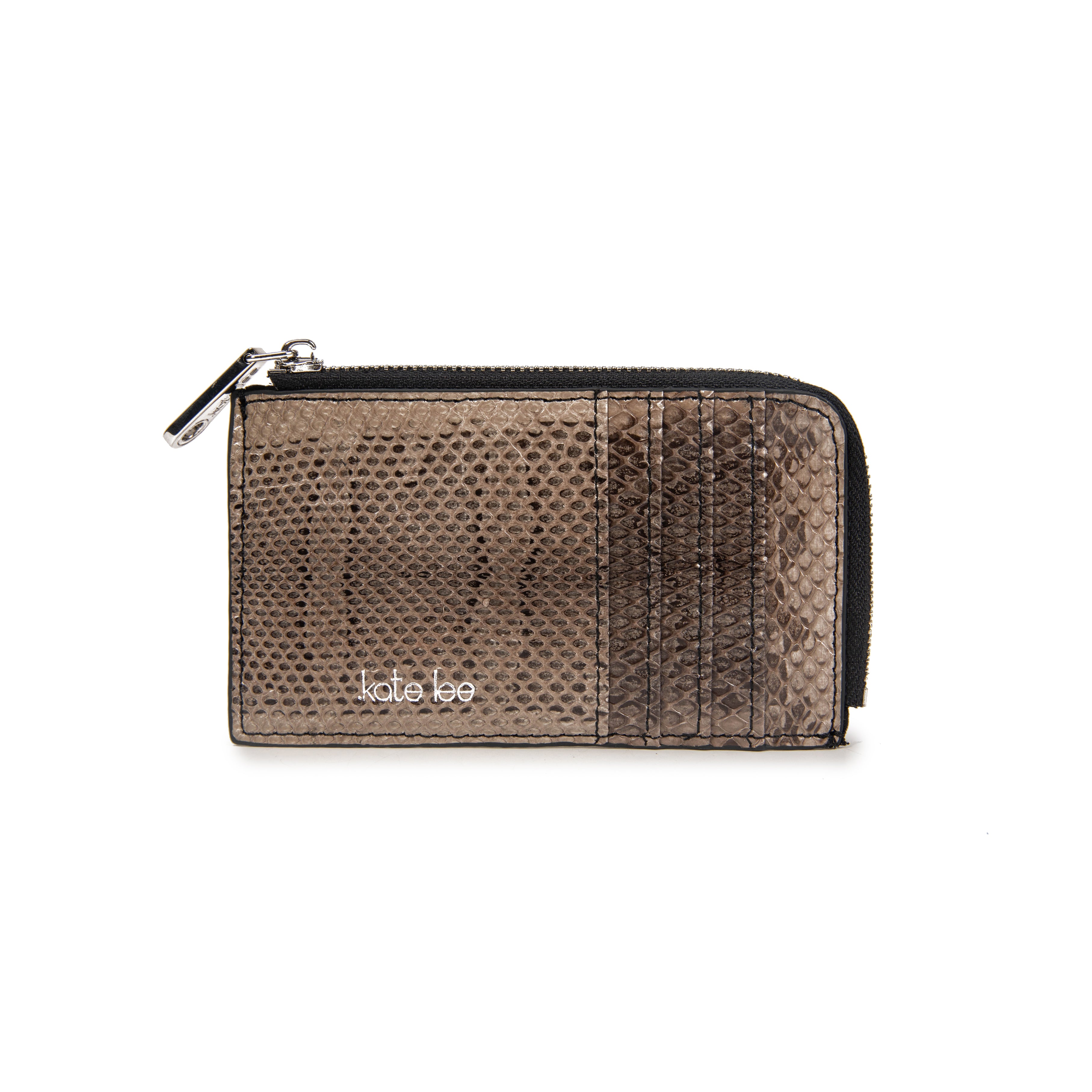 kate-lee-alo-sa-se-porte-monnaie-gris-serpent-d-eau image 1