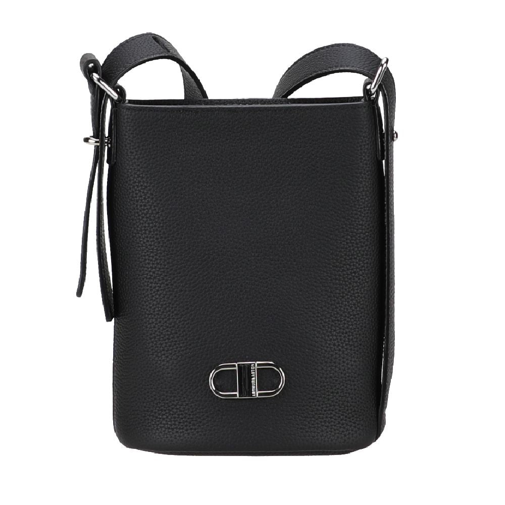 arthur-et-aston-daphn-sac-bandouli-re-cuir-noir-femme image 1