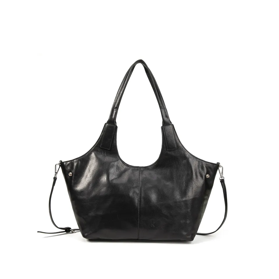 kate-lee-meline-sac-main-cuir-noir-bandouli-re image 1