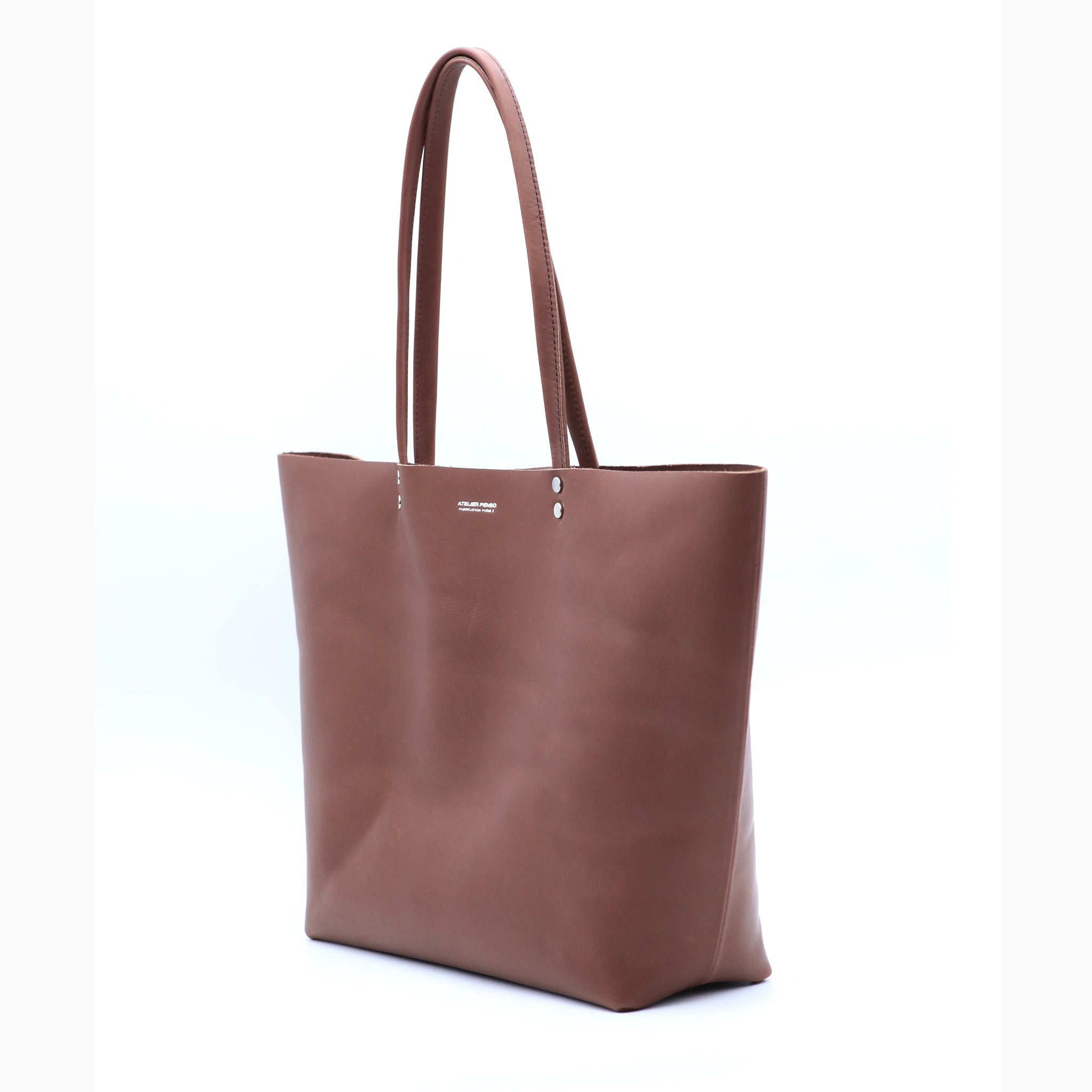 atelier-penso-cici-sac-cabas-cuir-chocolat-ordinateur image 2