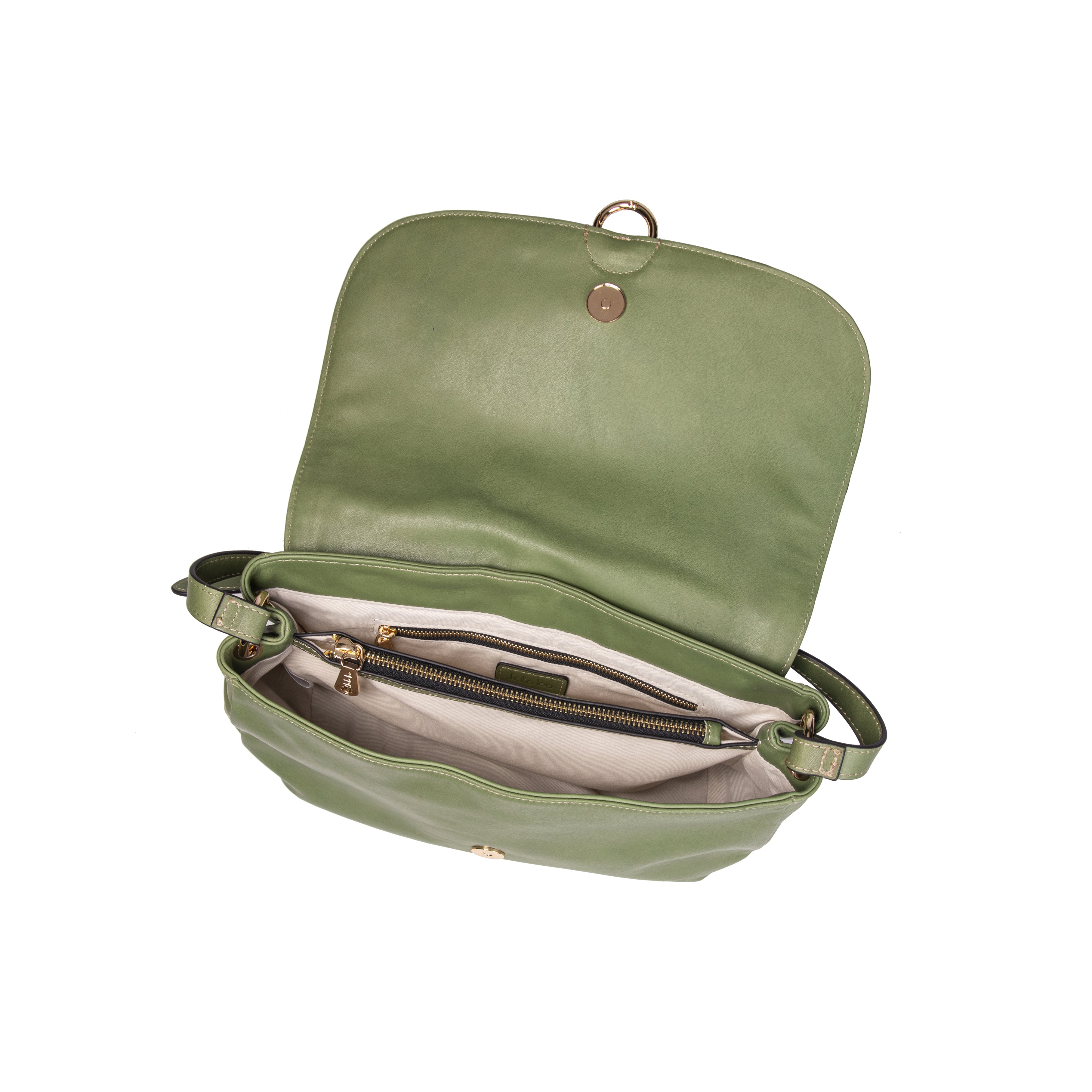 kate-lee-new-zelie-sac-bandouli-re-vert-amande-cuir image 3