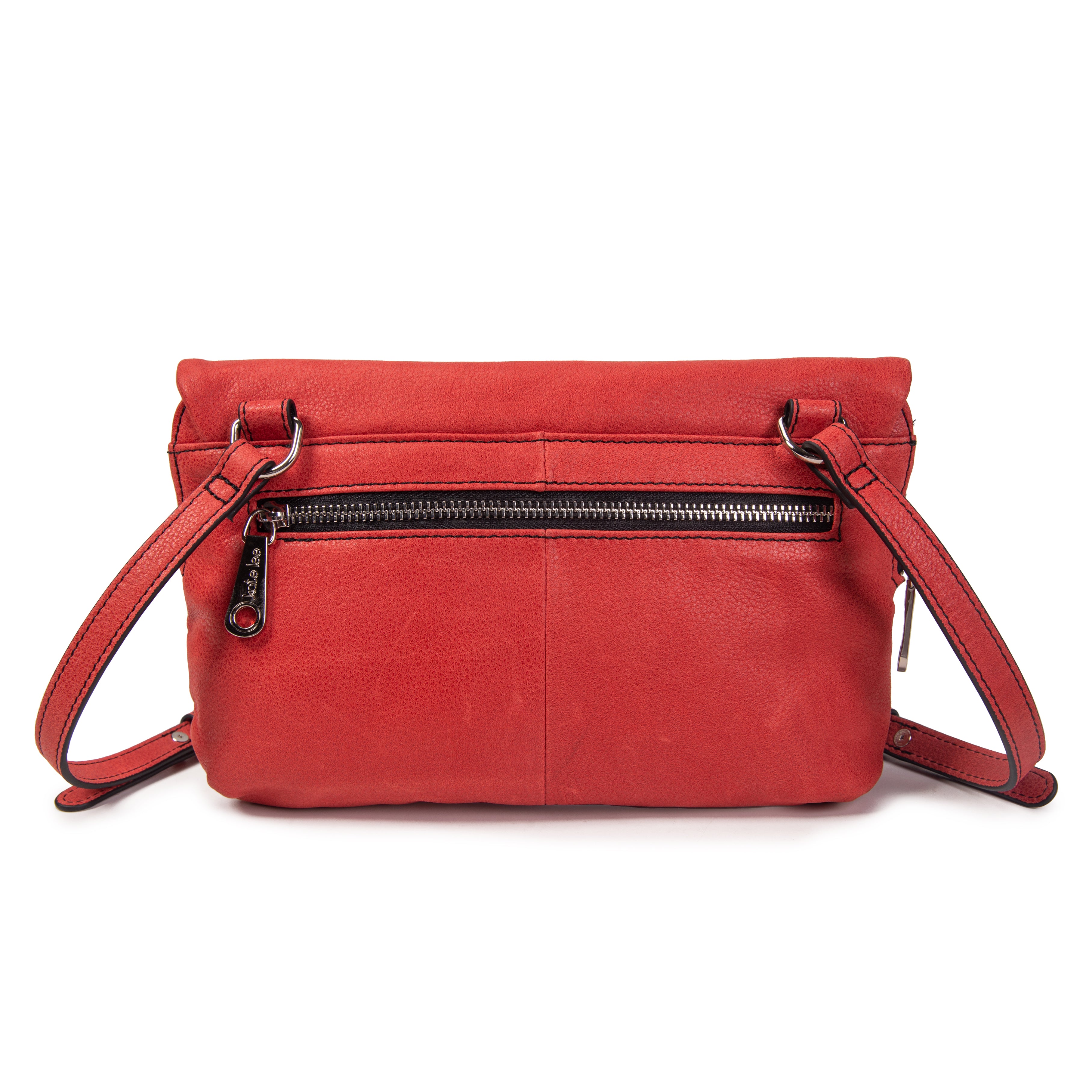 kate-lee-lisia-sac-bandouli-re-cuir-rouge-grain image 4