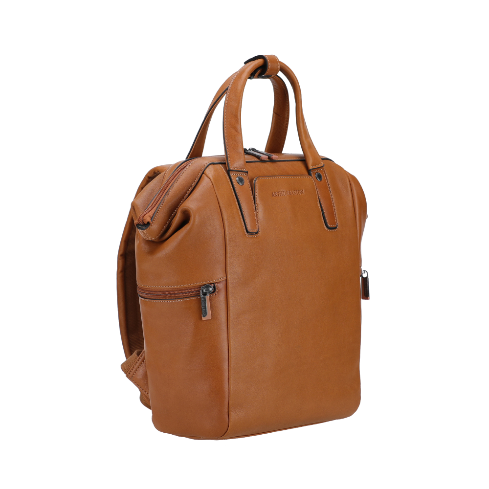 arthur-et-aston-l-on-sac-dos-cuir-noir-compact image 6