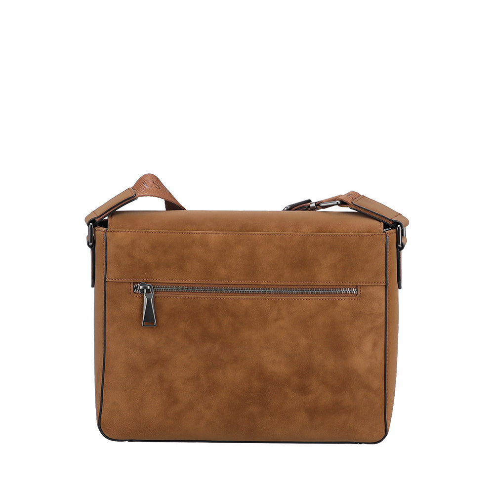 arthur-et-aston-misha-besace-cuir-cognac-29x10x25-cm image 3