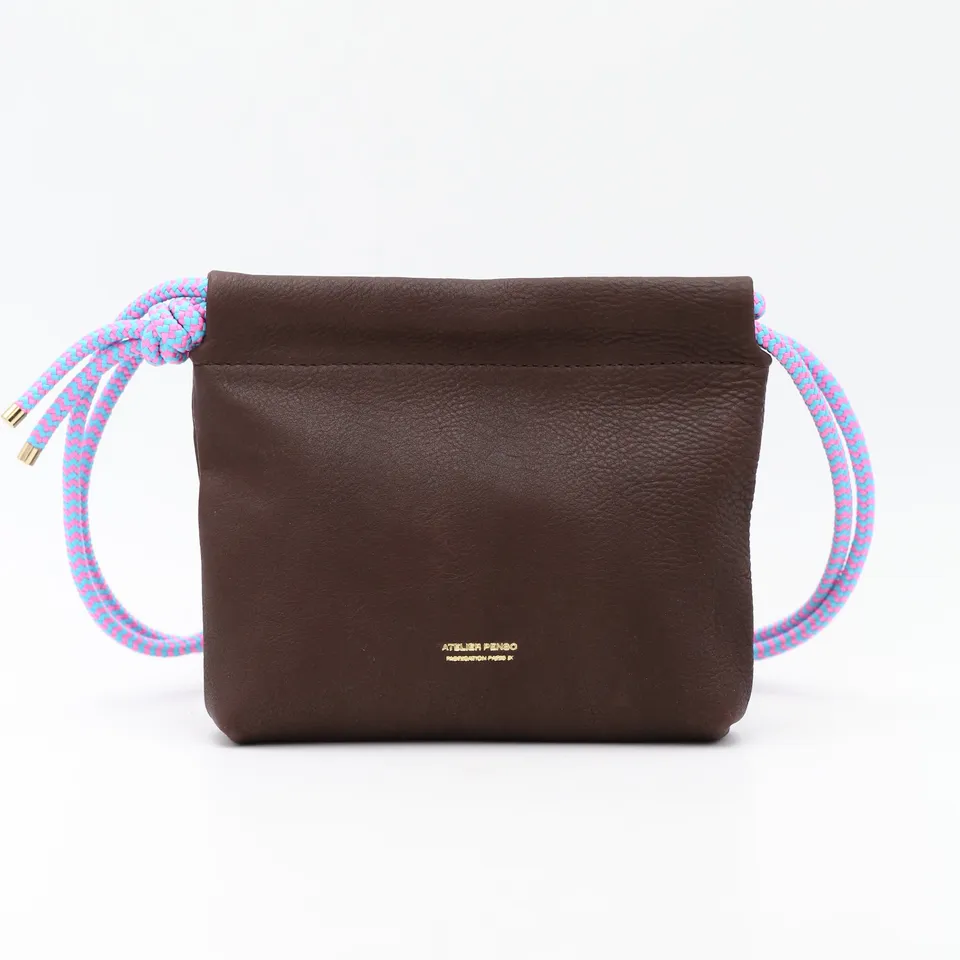 atelier-penso-mini-lut-ce-novonappa-chocolat-sac-cuir-femme image 1