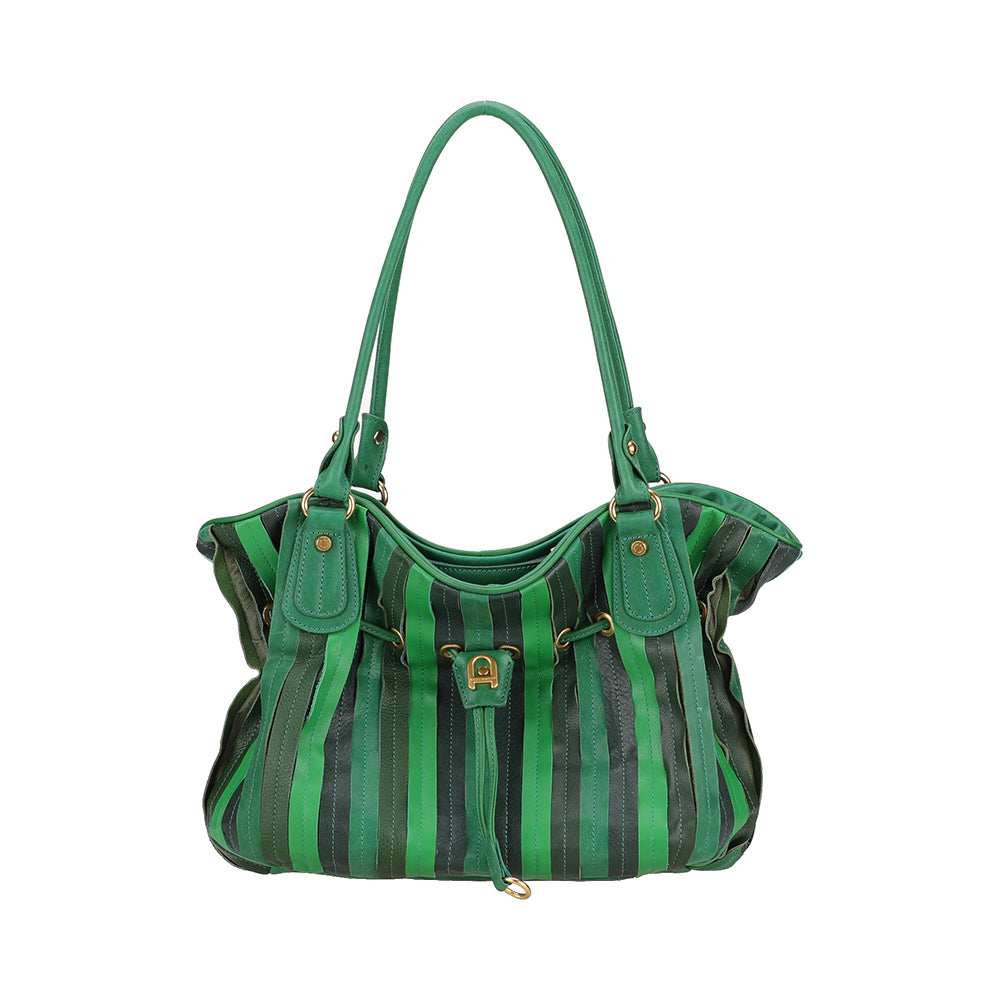 arthur-et-aston-ms016-sac-paule-cuir-kaki image 2