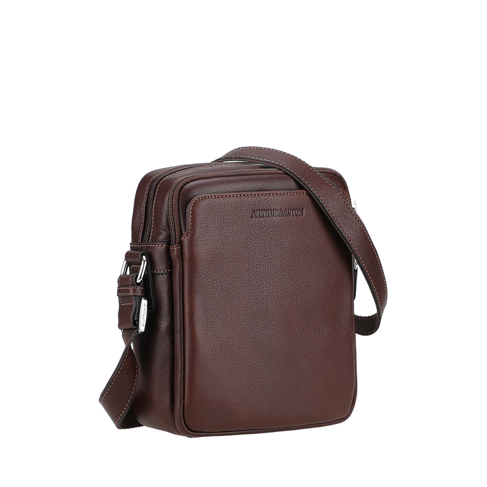 arthur-et-aston-ange-grand-sac-travers-cuir-ch-taigne image 2