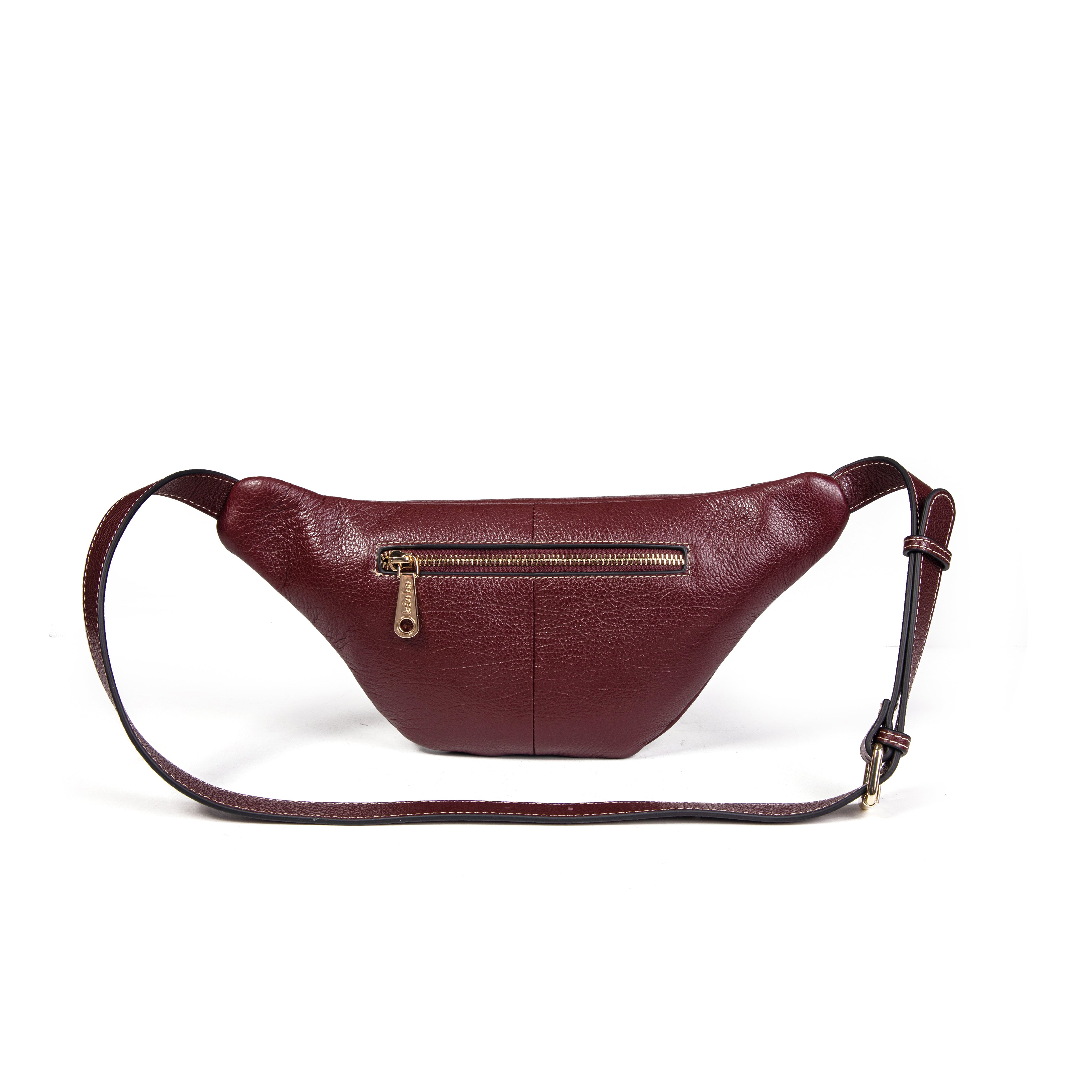kate-lee-triomf-sac-banane-bordeaux-grain image 4