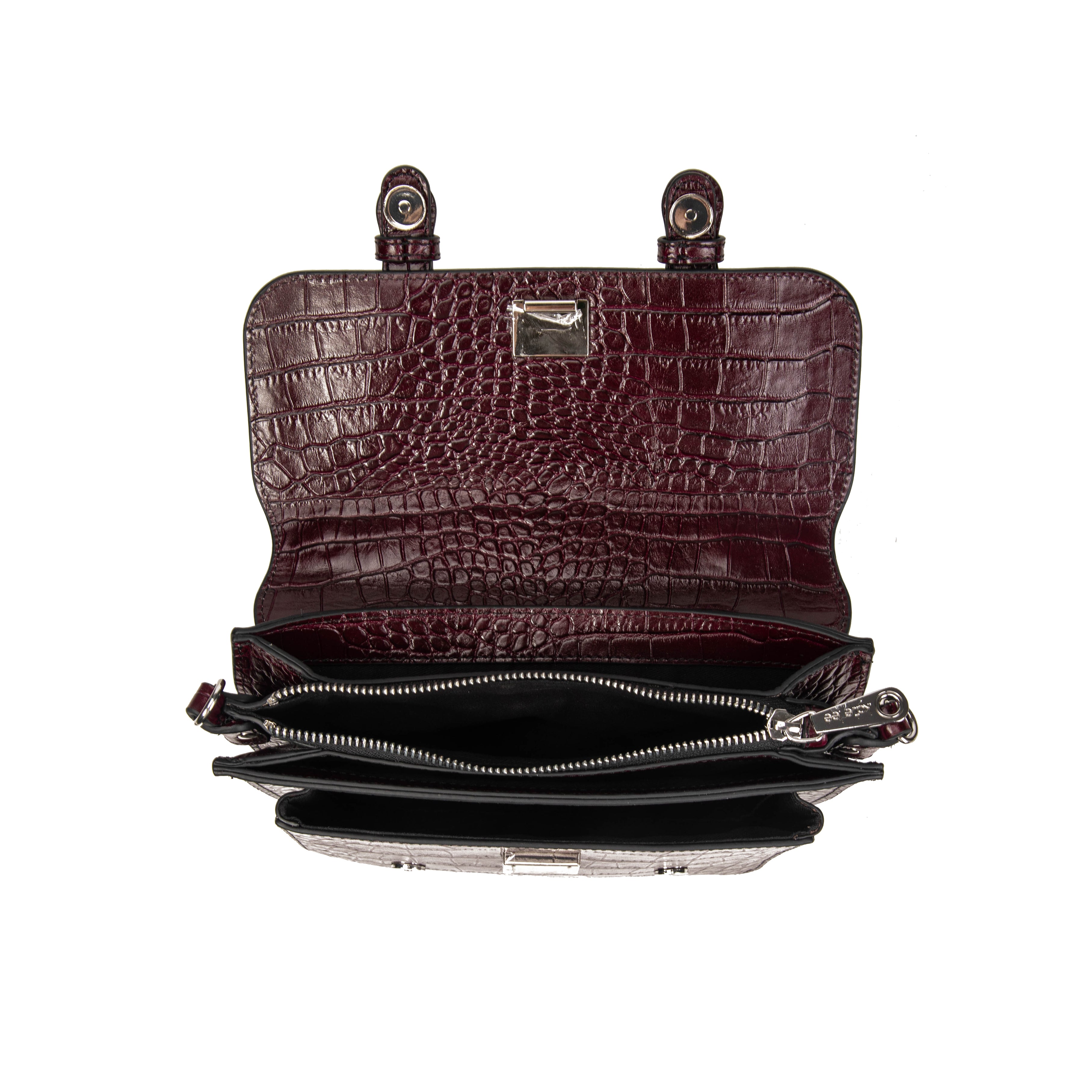 kate-lee-eiffel-sac-bandouli-re-cuir-prune-croco image 3