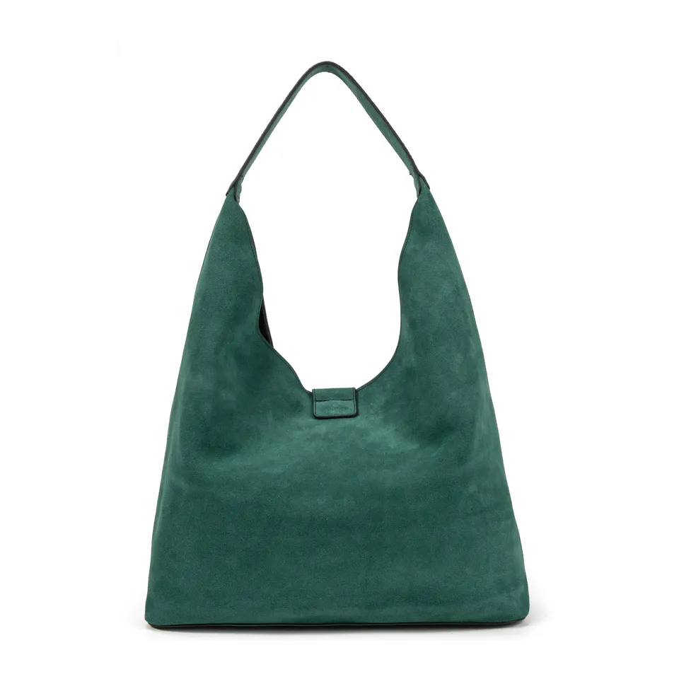kate-lee-lune-sac-cabas-vert-vachette-velours-grand-format image 1