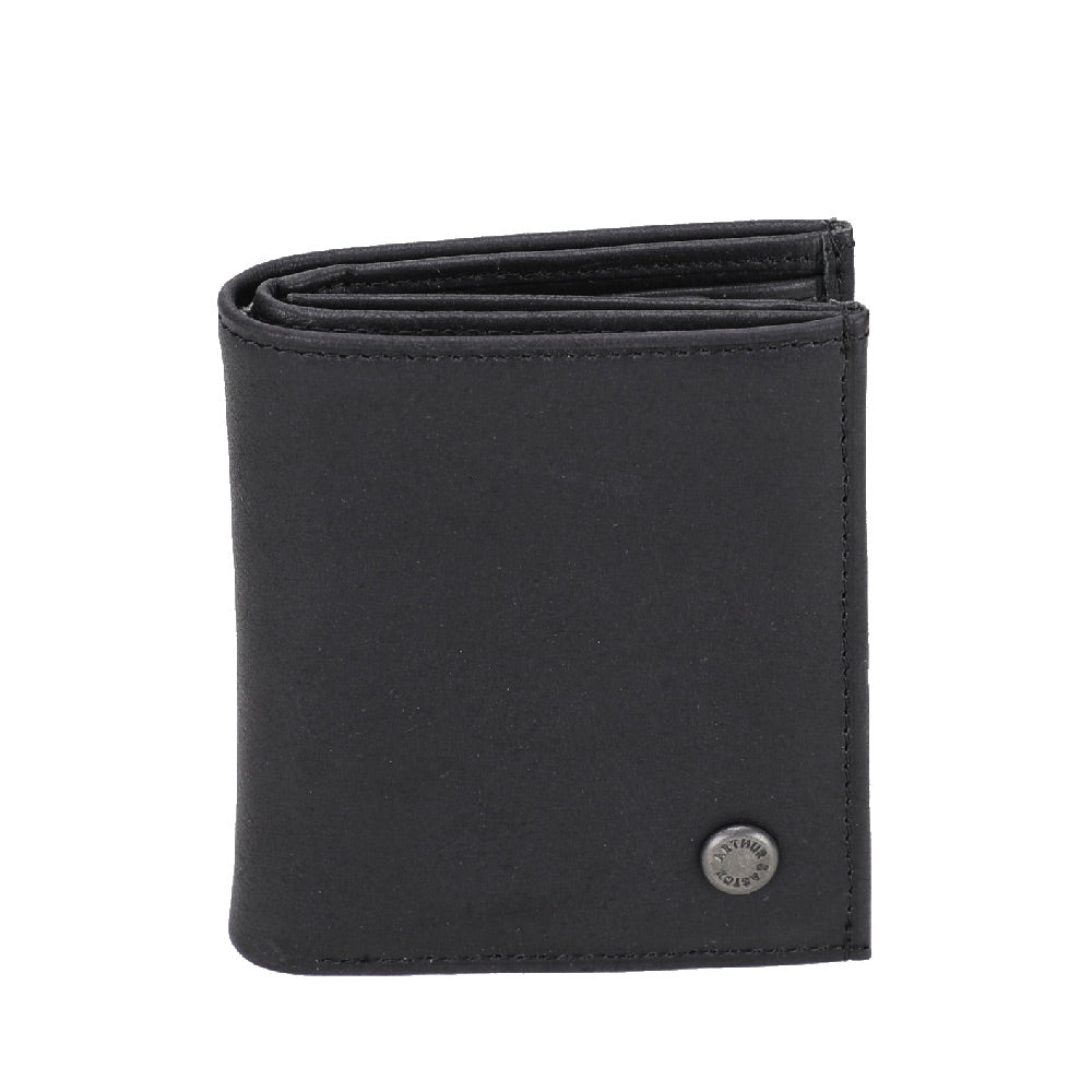arthur-et-aston-cosmo-porte-cartes-monnaie-cuir-noir-8-5x10-cm image 1