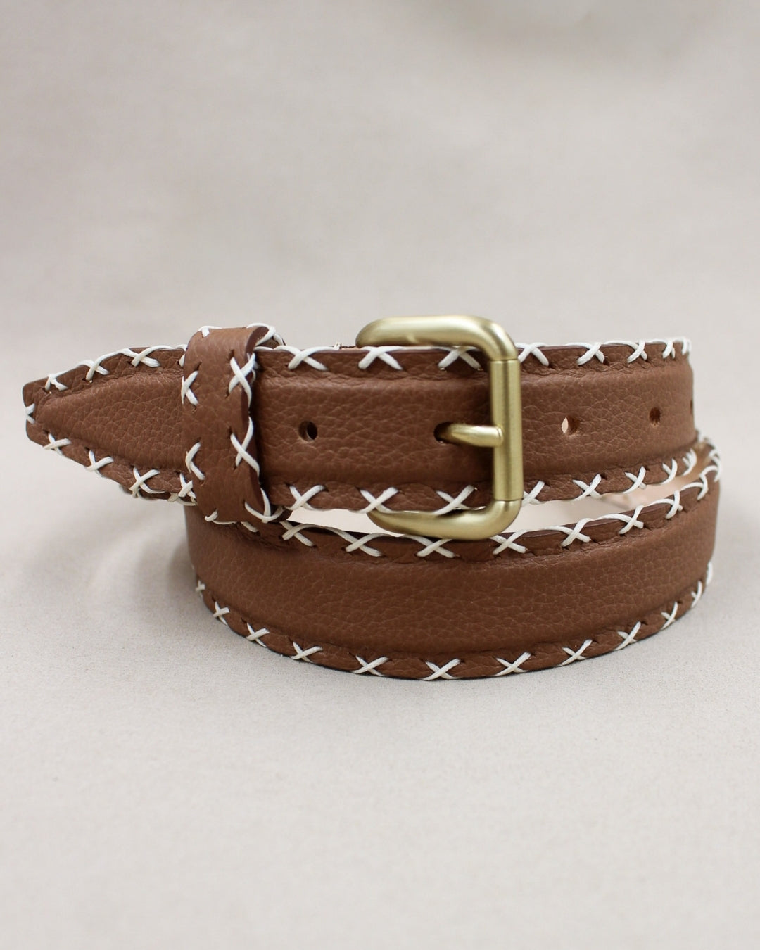 berthille-point-de-croix-3204-ceinture-cuir-noir-90 image 1