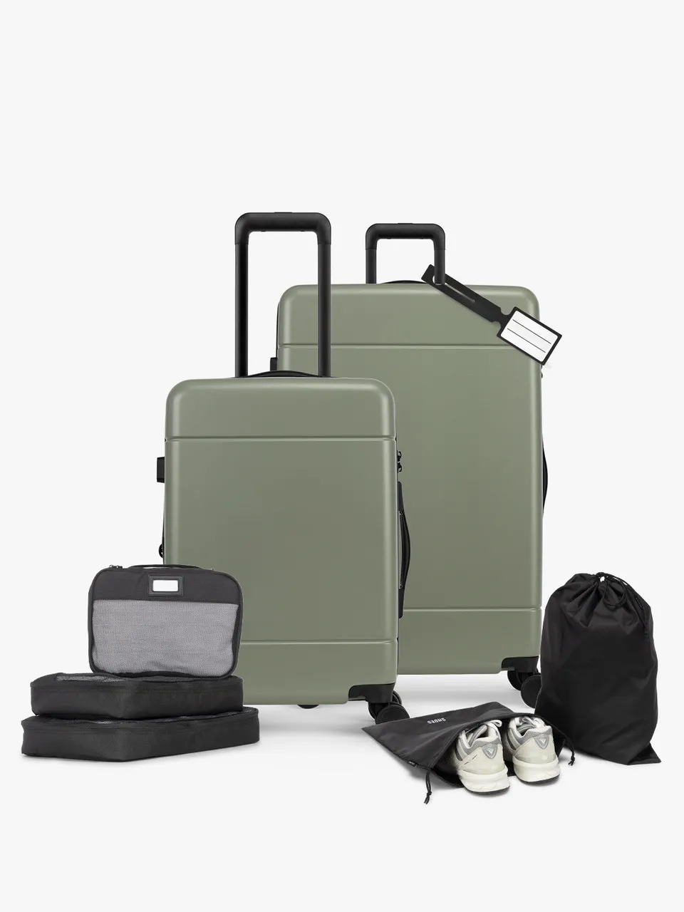 calpak-hue-starter-bundle-8-pi-ces-valise-chocolat-extensible image 1