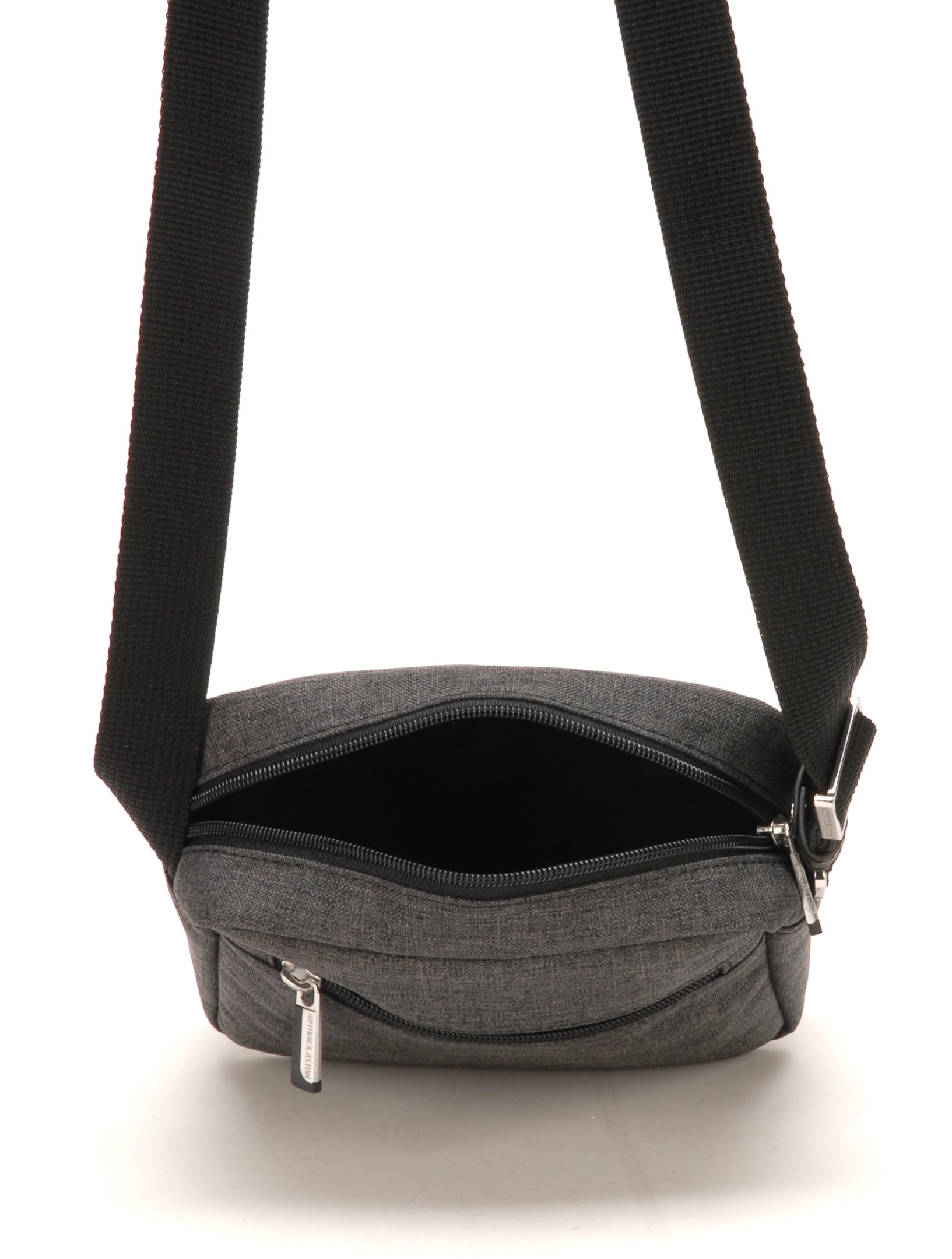 arthur-et-aston-aaron-sac-travers-toile-gris-moyen-homme image 6