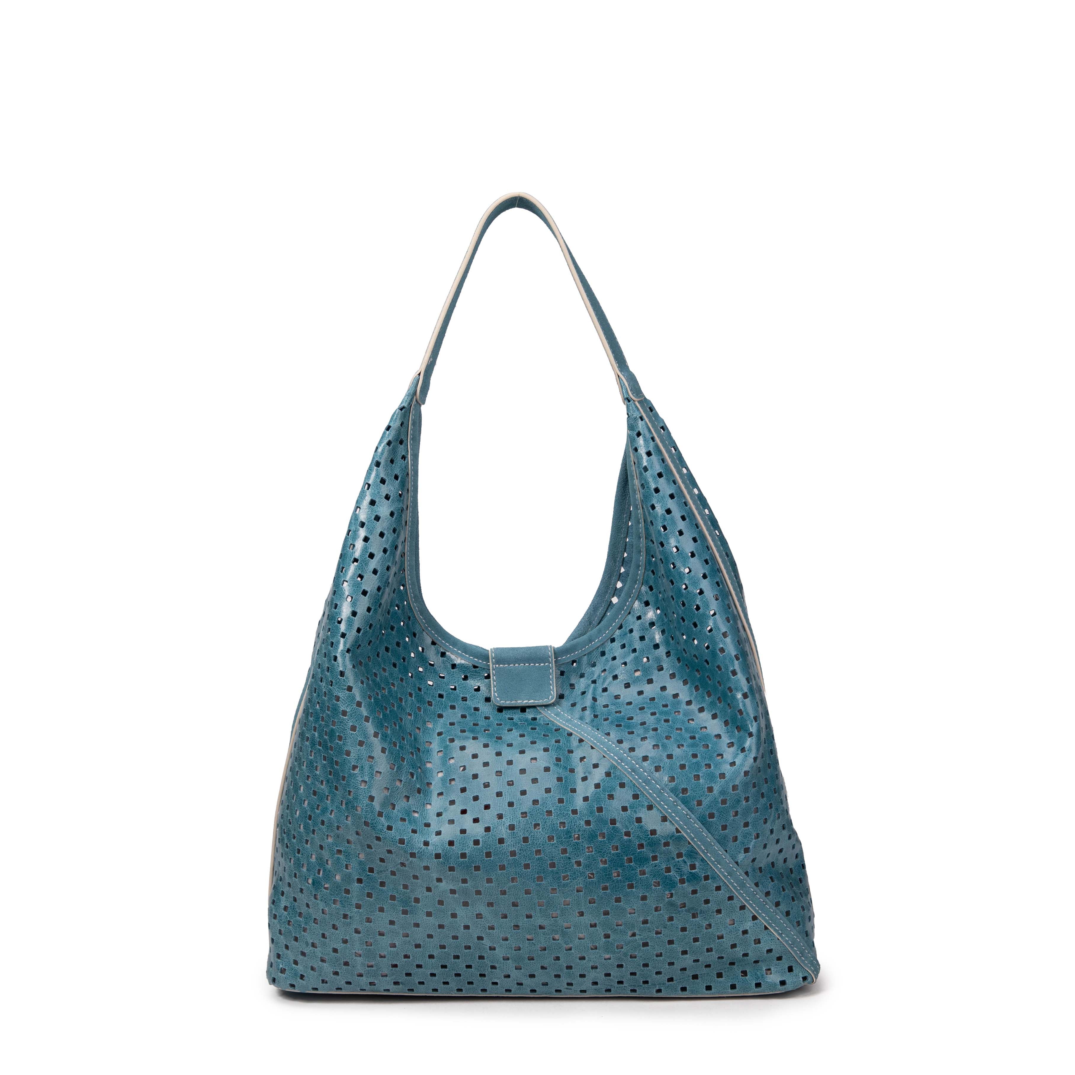 kate-lee-lune-sac-cabas-cuir-bleu-perfor image 4