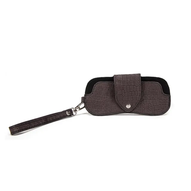 kate-lee-ecrin-tui-lunettes-cuir-croco-violet image 1