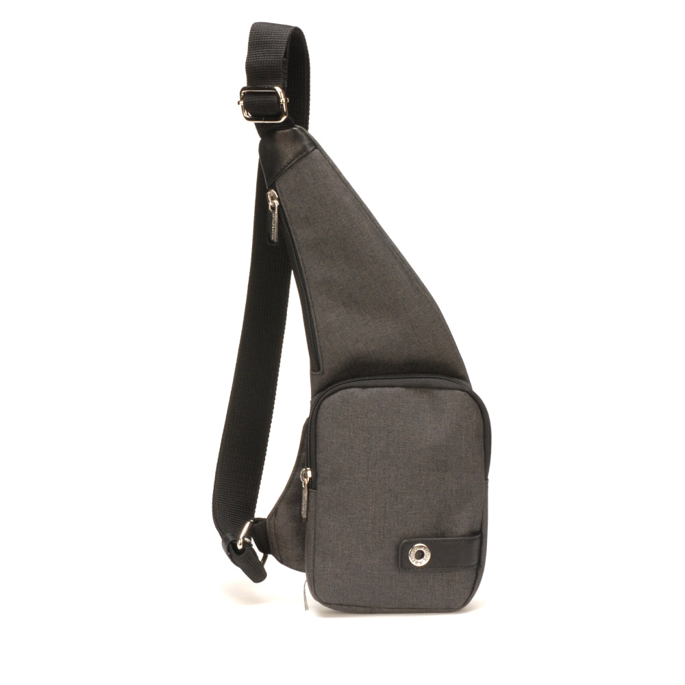 arthur-et-aston-aaron-body-bag-toile-noir-homme image 2