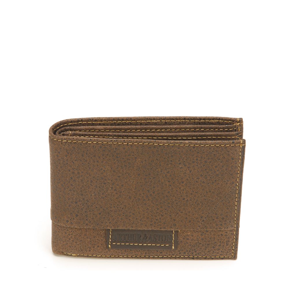 arthur-et-aston-marco-portefeuille-cuir-ch-taigne-italien-coton image 1
