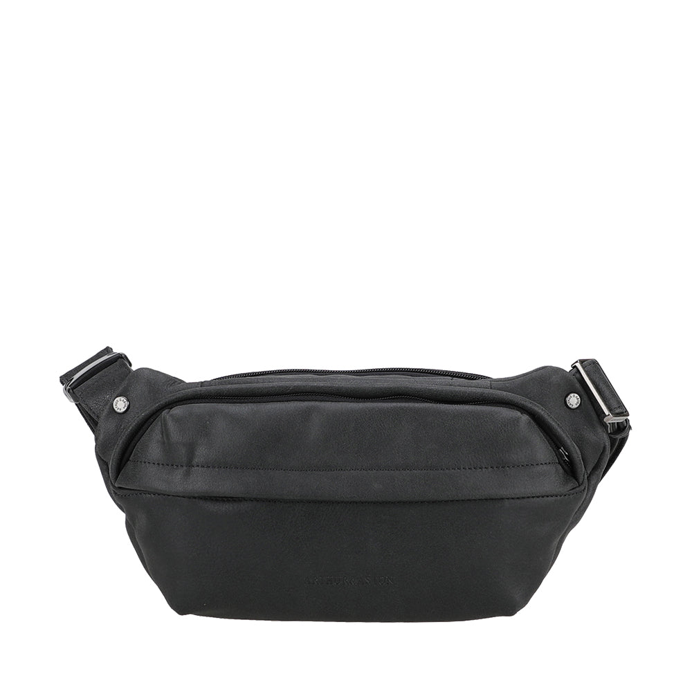 arthur-et-aston-achille-sac-banane-cuir-noir-34-cm image 5