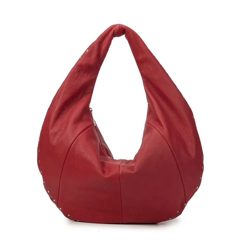 kate-lee-josia-sac-demi-lune-cuir-ch-vre-rouge image 1