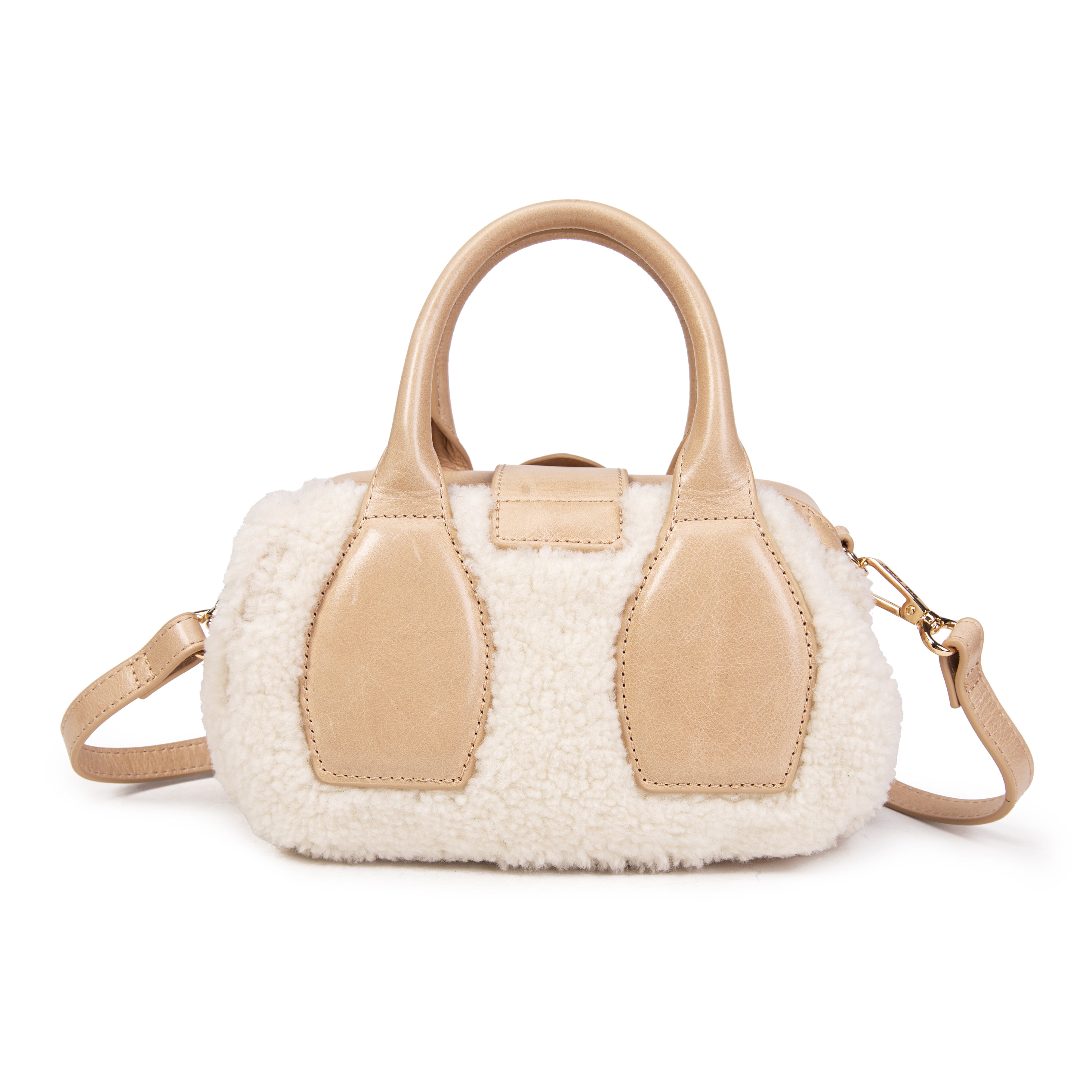 kate-lee-pikasso-sac-shearling-beige-bandouli-re image 4