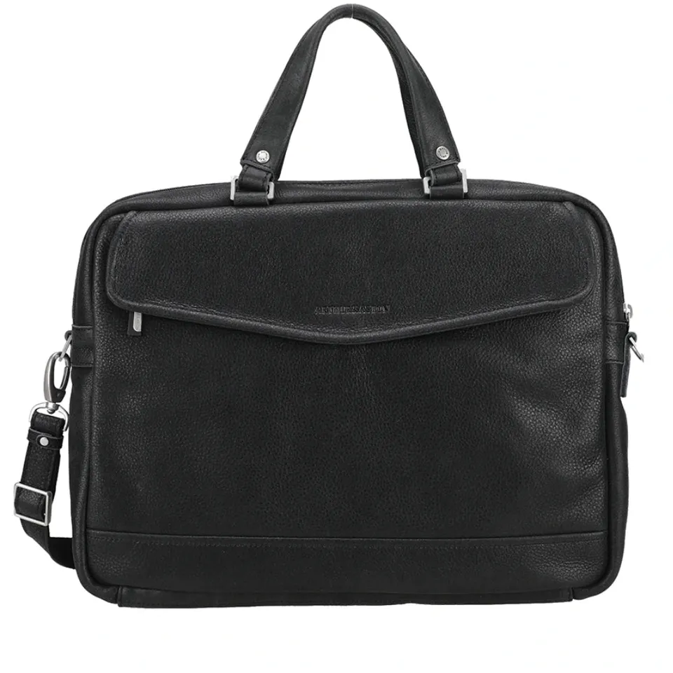 arthur-et-aston-owen-porte-documents-cuir-noir-m image 1