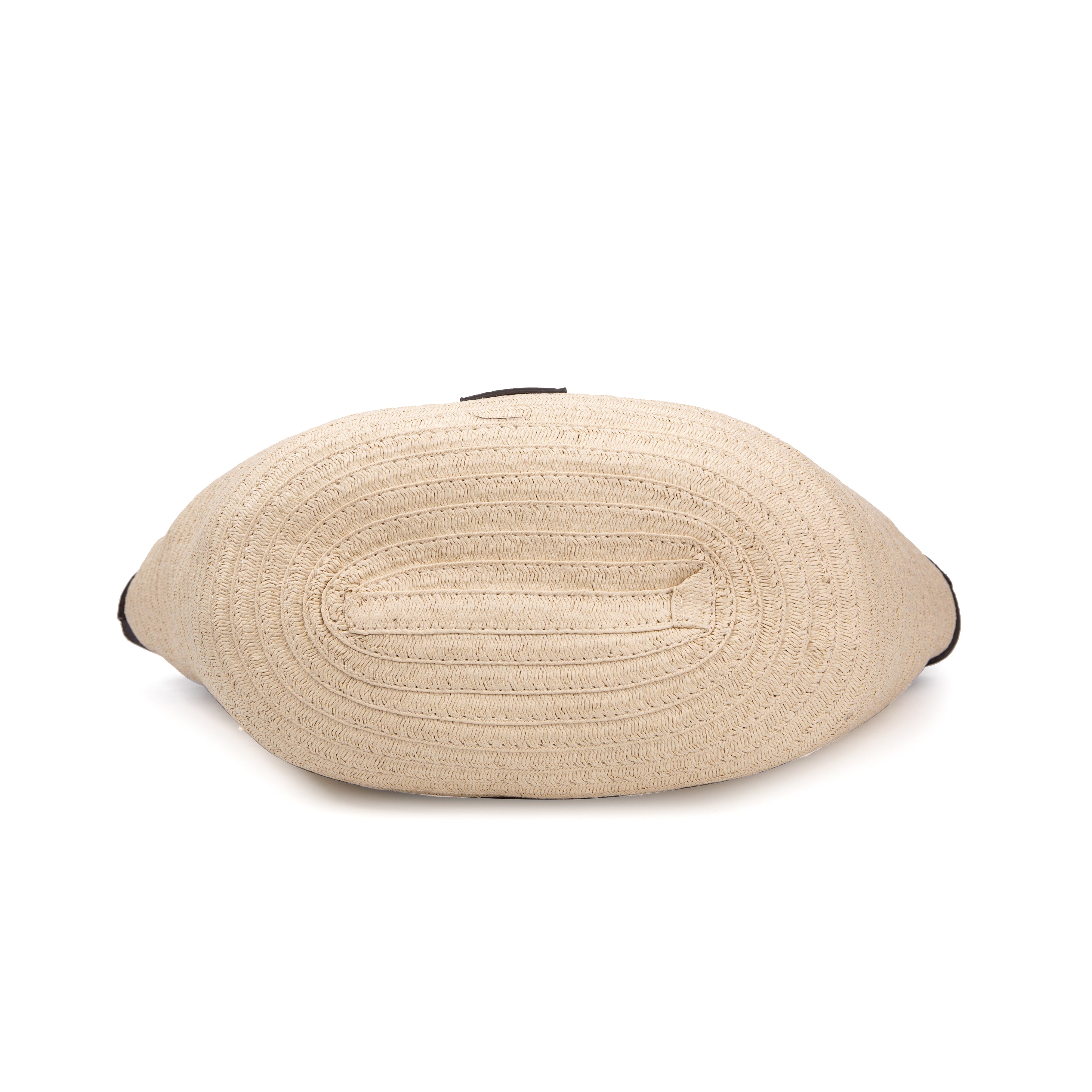 kate-lee-patty-sac-cabas-paille-cuir-marron-fonc image 5