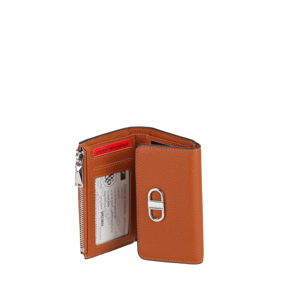 arthur-et-aston-daphn-porte-monnaie-cuir-noir-rfid-12-cm image 8