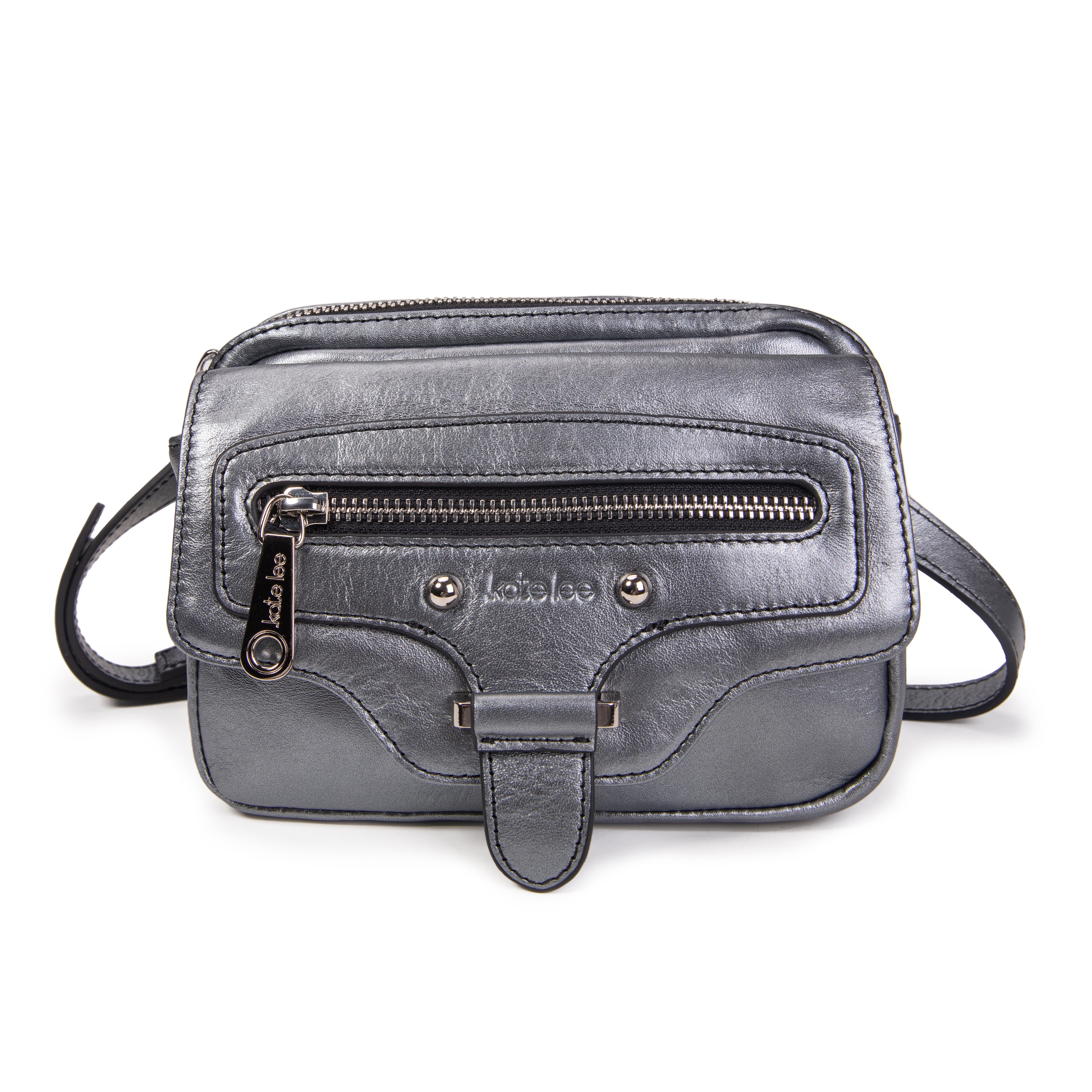 kate-lee-hena-sac-bandouli-re-vachette-gris-fonc image 1