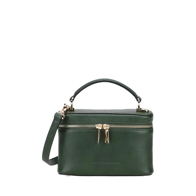 arthur-et-aston-l-onille-sac-vanity-cuir-vert image 1